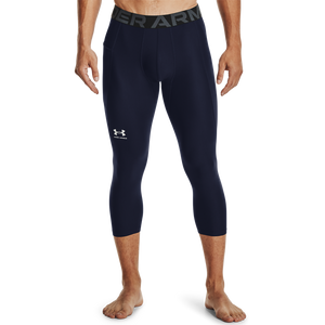 Under Armour Men's Navy HeatGear Armour ¾ Leggings