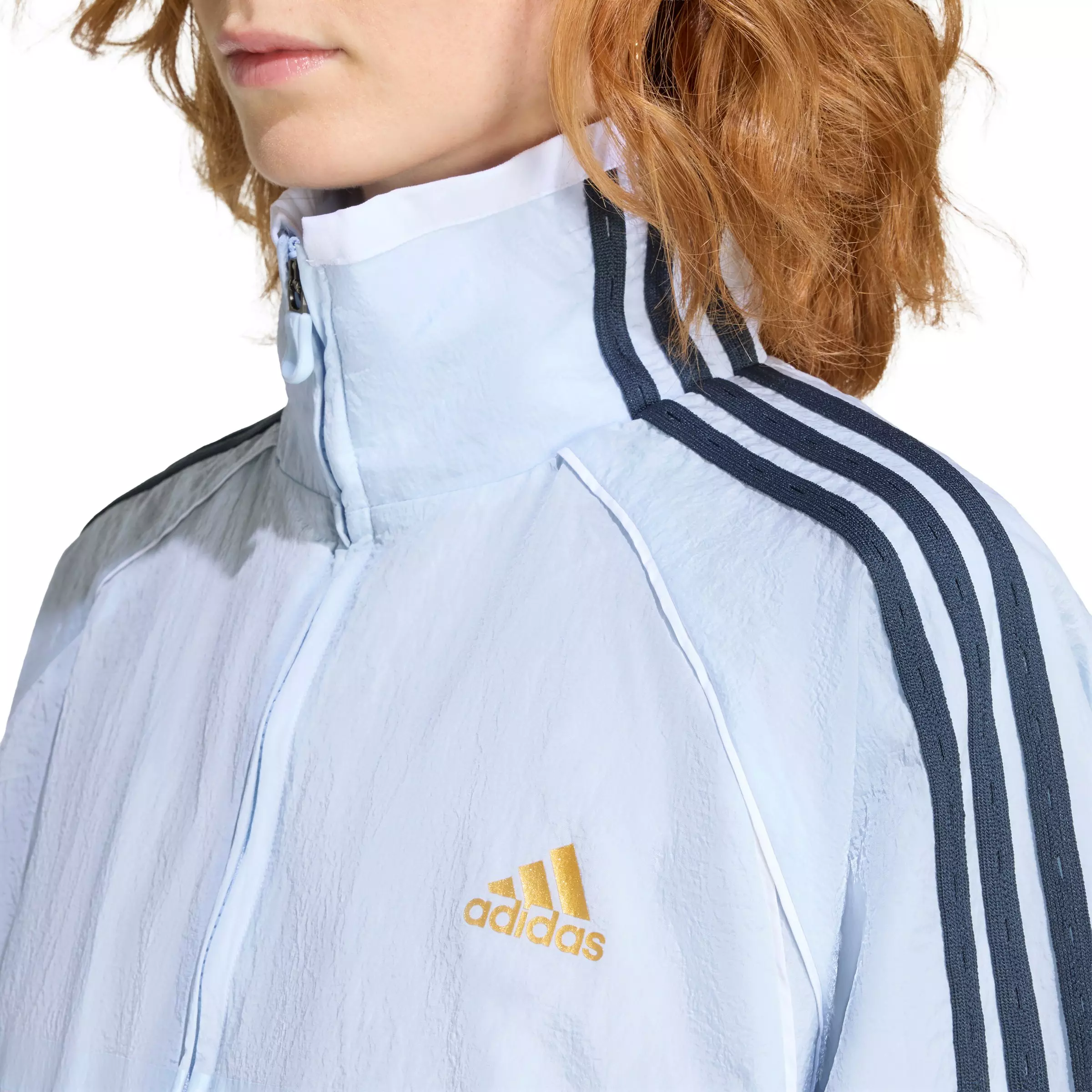 adidas Originals Women's Teamgeist 2.0 Track Jacket - Light Blue - LIGHT BLUE