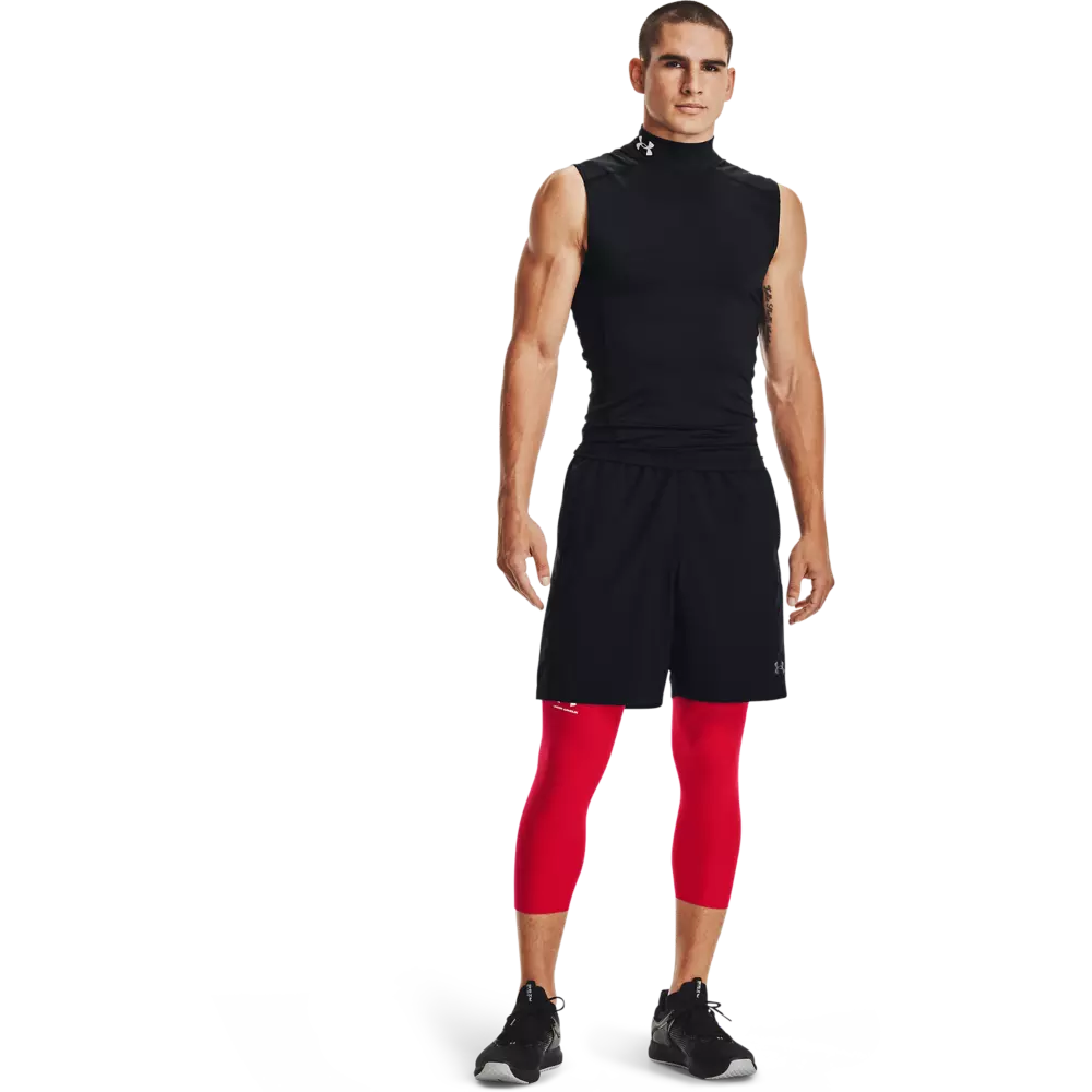 Under Armour Men's Red HeatGear Armour ¾ Leggings - RED