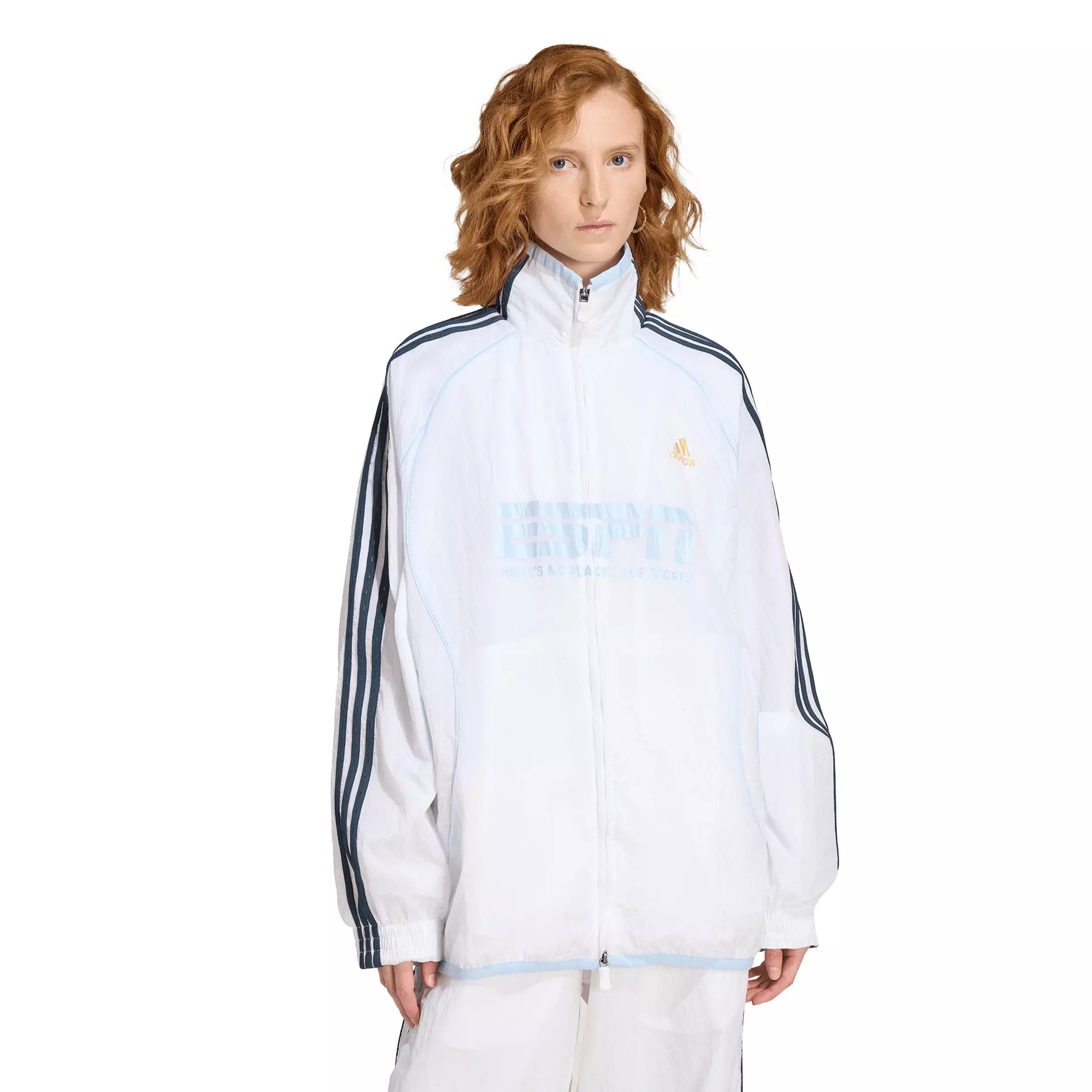 adidas Originals Women's Teamgeist 2.0 Track Jacket - White - WHITE