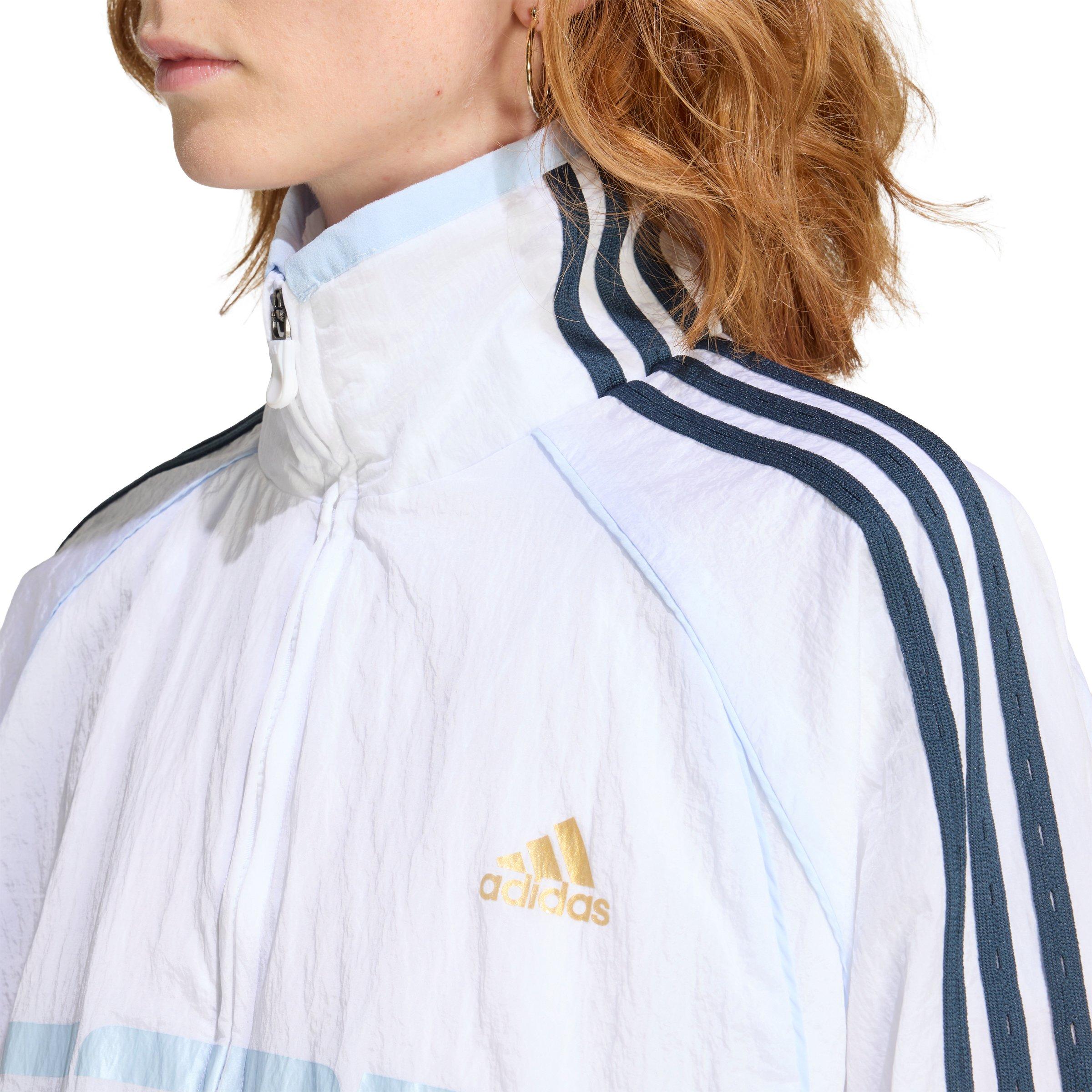 adidas Originals Women's Teamgeist 2.0 Track Jacket - White - WHITE Thumbnail View 3