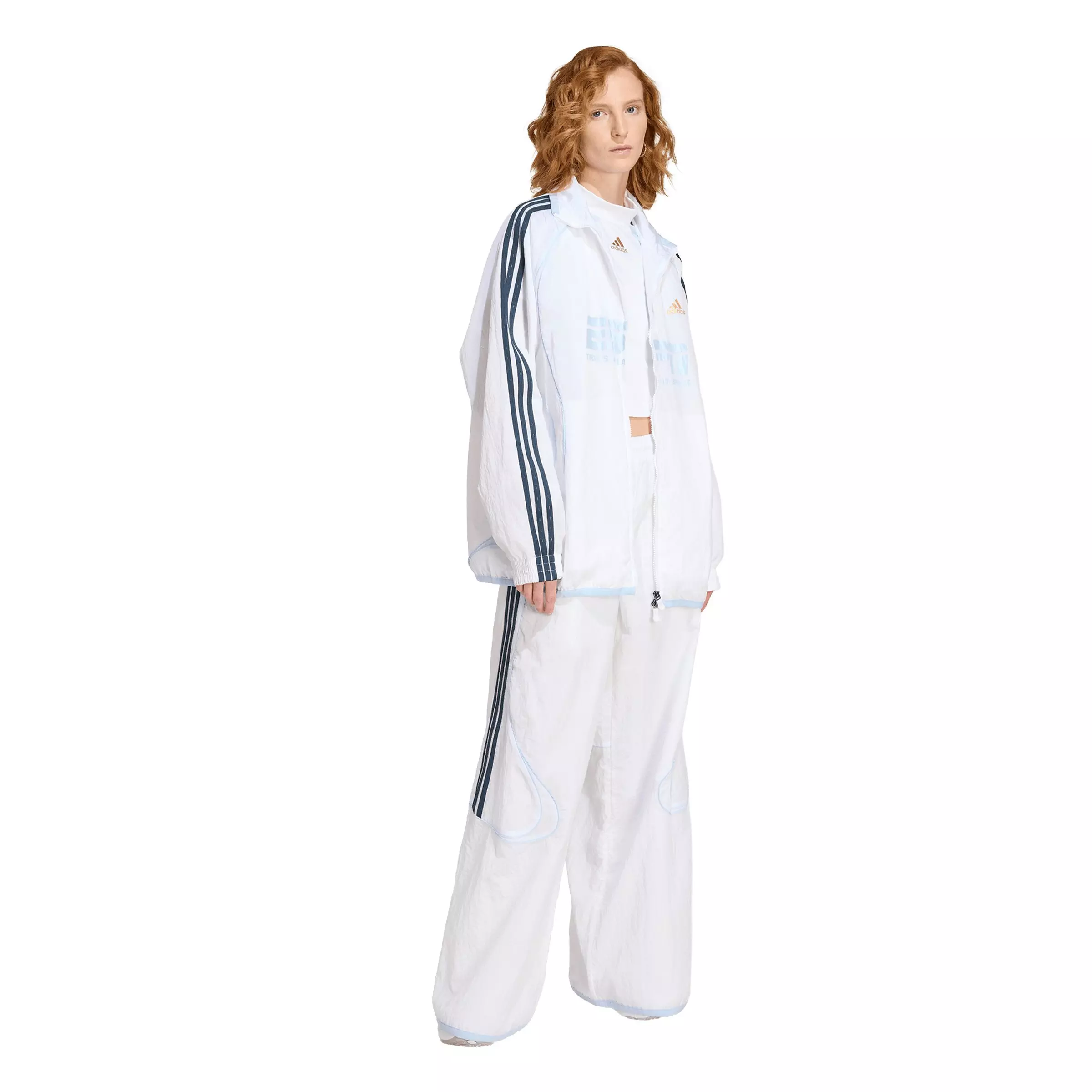 adidas Originals Women's Teamgeist 2.0 Track Jacket - White - WHITE