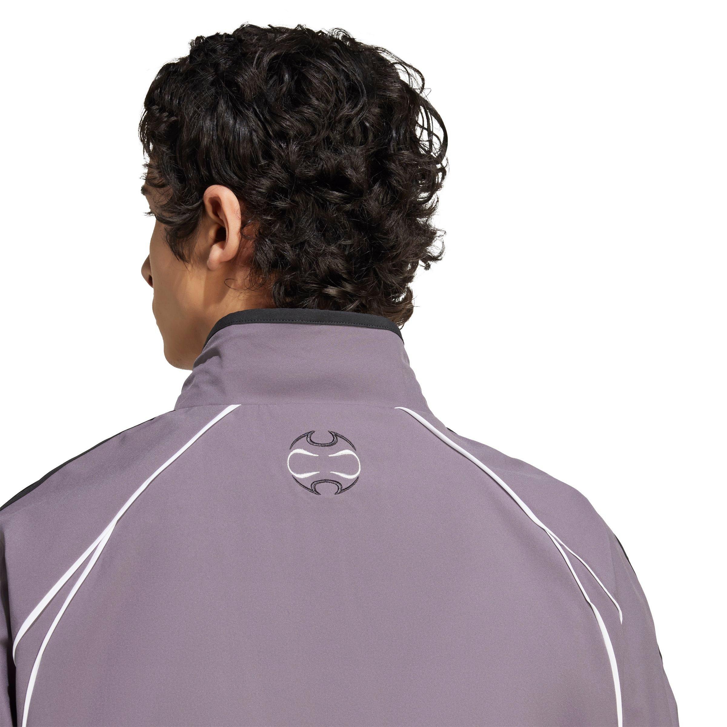 adidas Men's Teamgeist Adicolor Track Top -Grey - GREY Thumbnail View 4