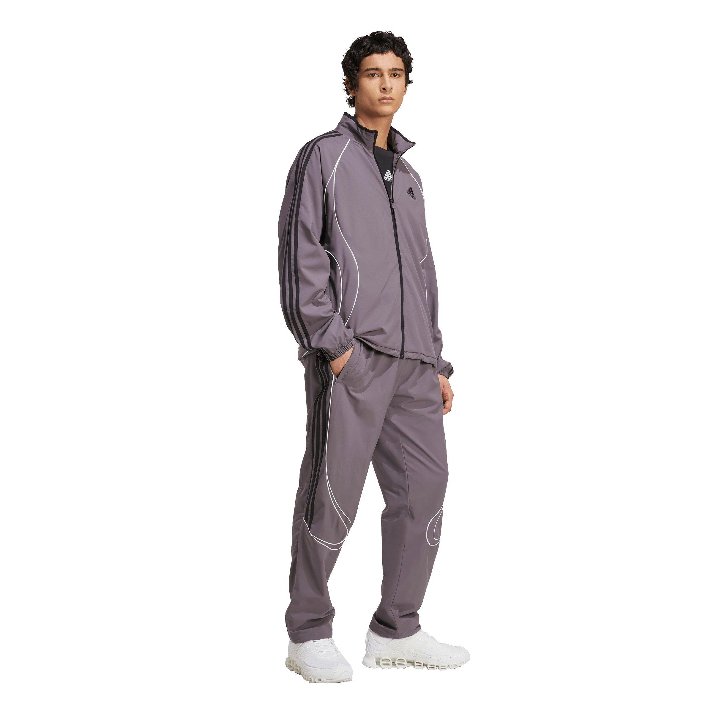 adidas Men's Teamgeist Adicolor Track Top -Grey - GREY Thumbnail View 5