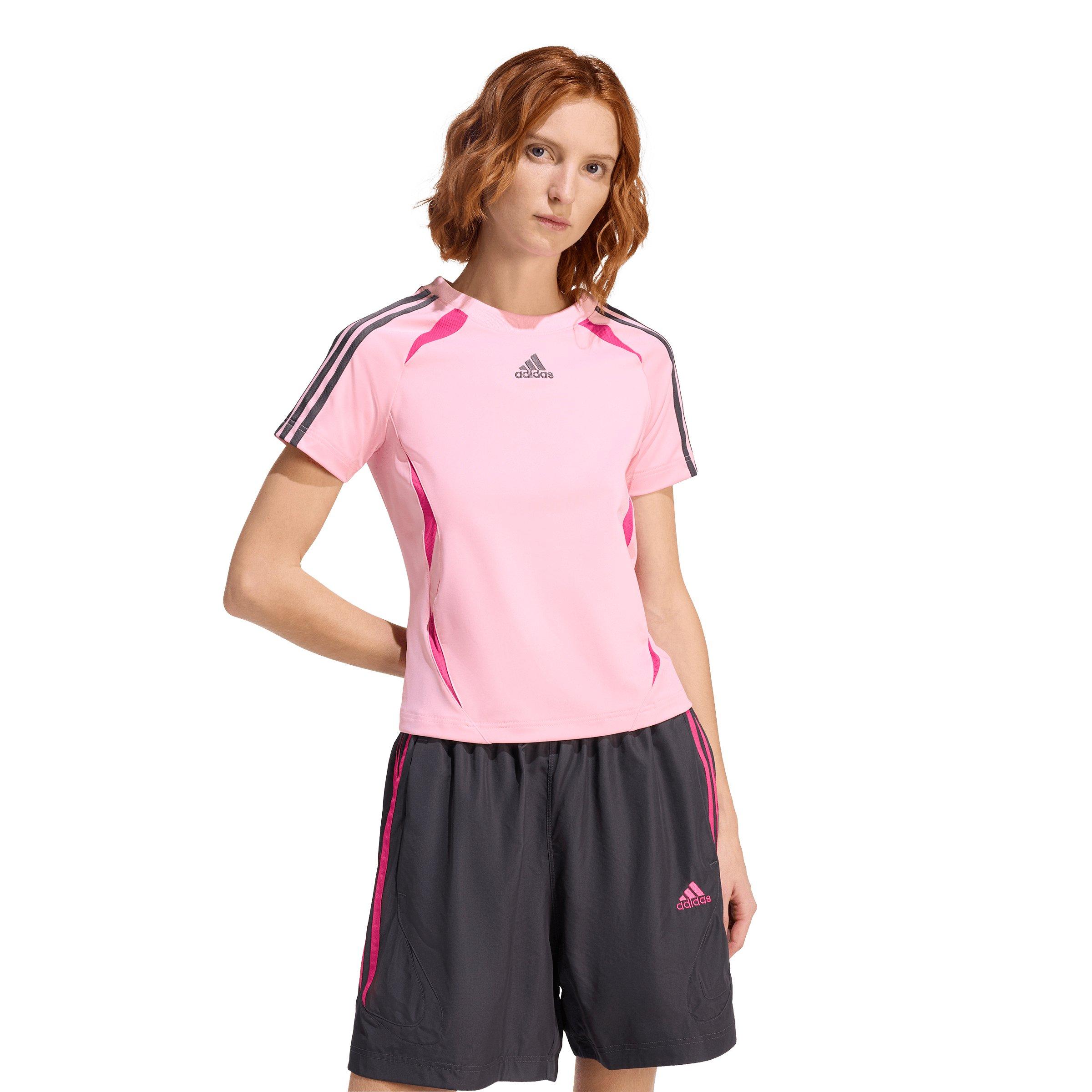adidas Originals Women's Teamgeist T-Shirt - Light Pink - LIGHT PINK Thumbnail View 1