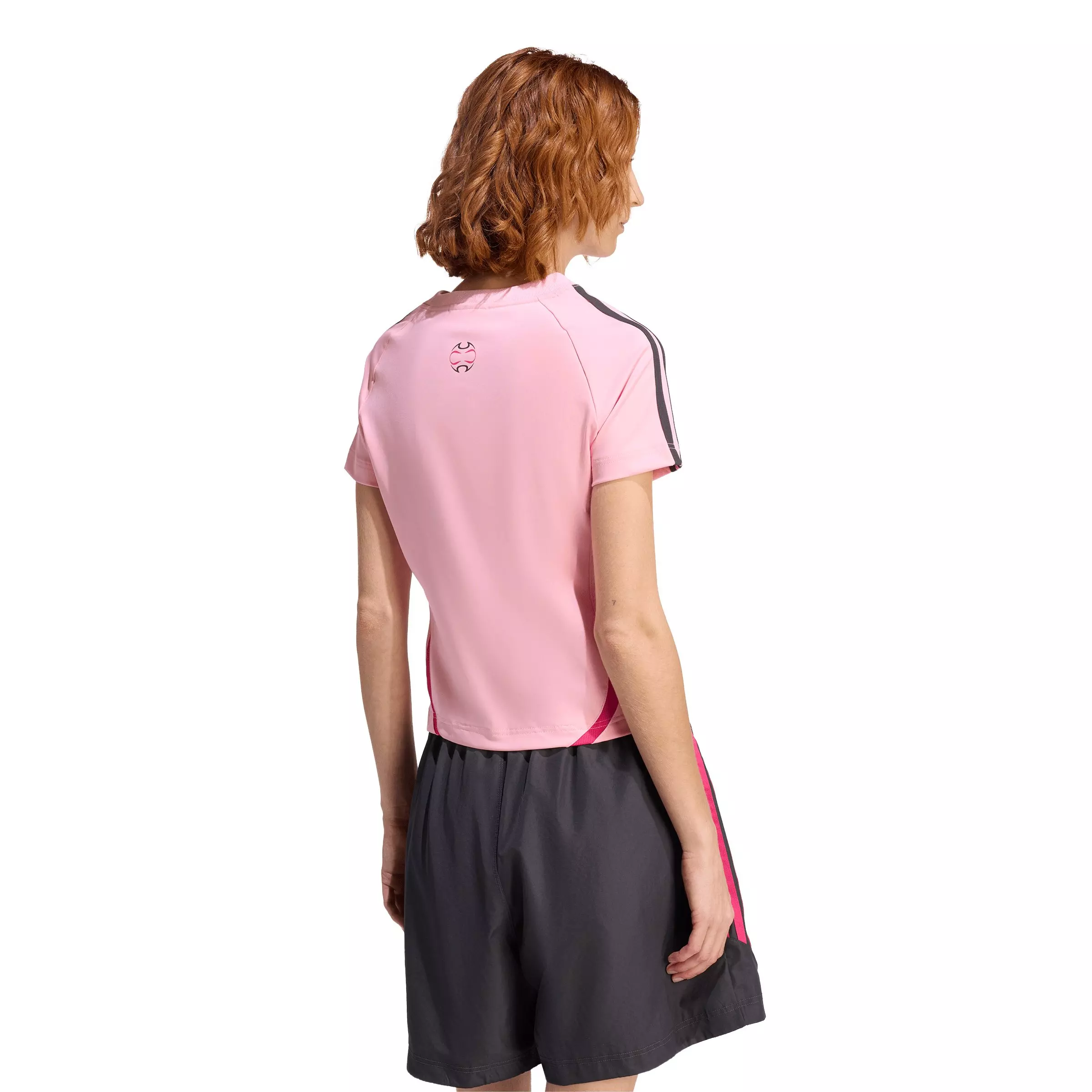 adidas Originals Women's Teamgeist T-Shirt - Light Pink - LIGHT PINK