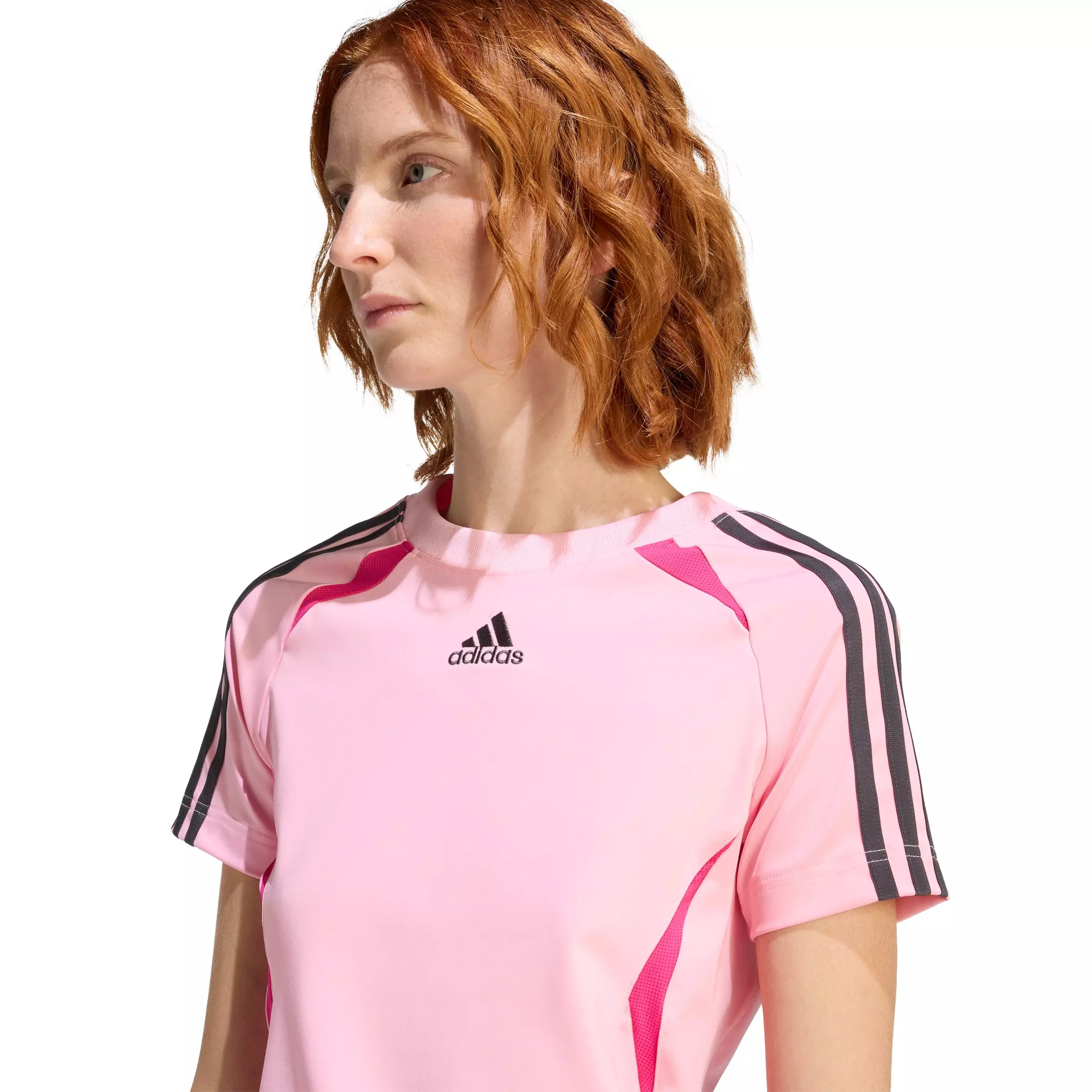 adidas Originals Women's Teamgeist T-Shirt - Light Pink - LIGHT PINK