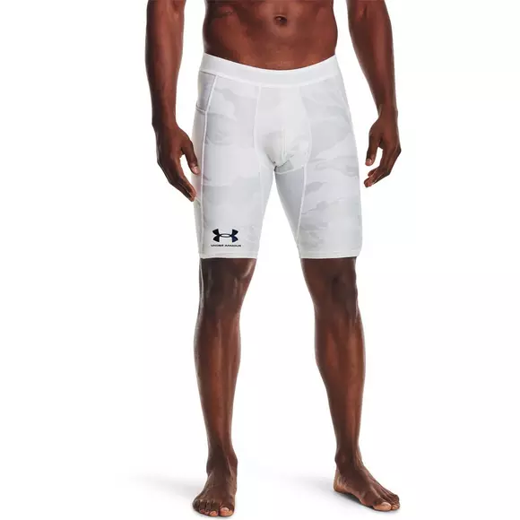 Black Under Armour ISO Chill Long Printed Mens Compression Short Tights