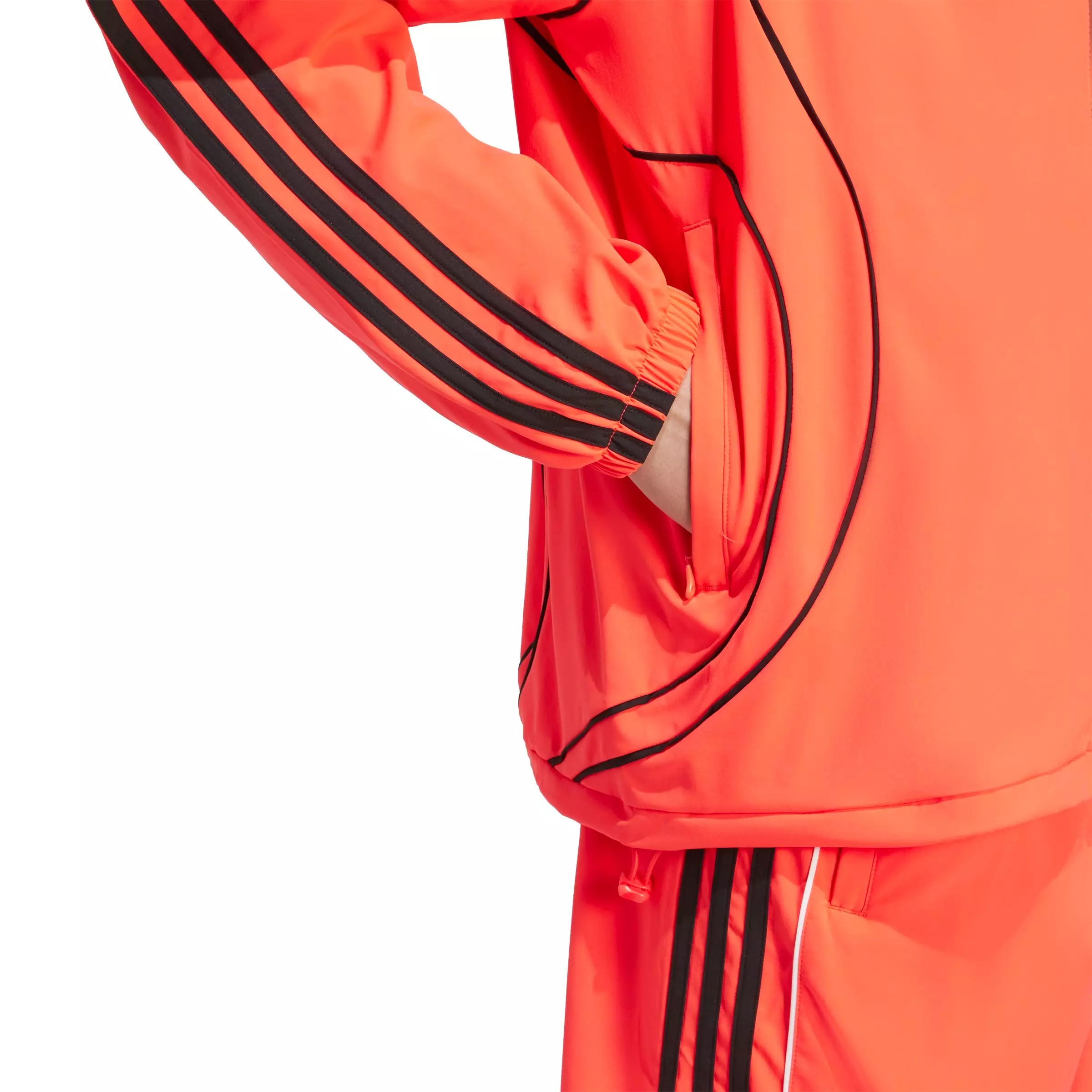 adidas Men's Teamgeist Adicolor Track Top -Red - RED
