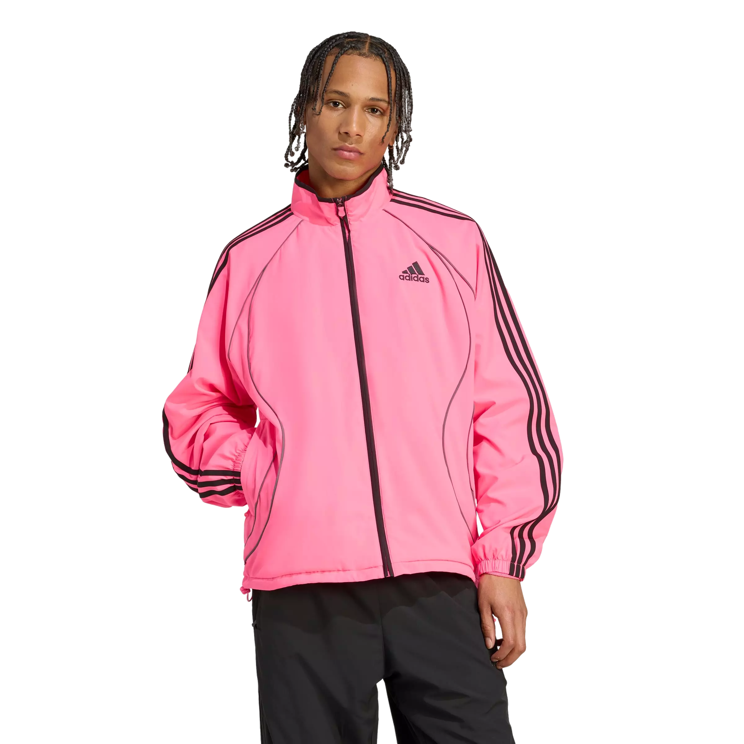 adidas Men's Teamgeist Adicolor Track Top - Pink - PINK