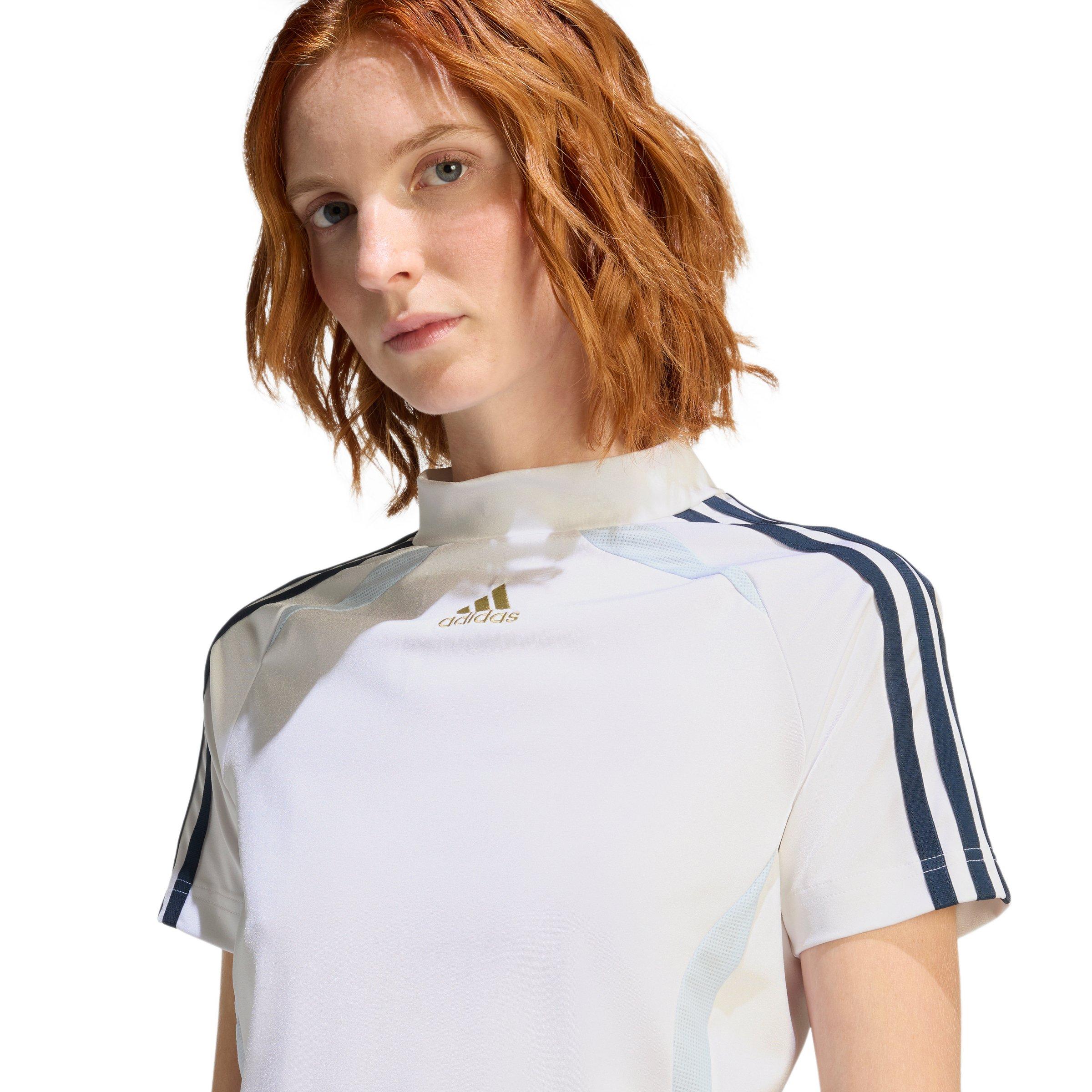 adidas Originals Women's Teamgeist Baby Tee - White - WHITE Thumbnail View 3