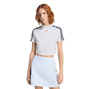adidas Originals Women's Teamgeist Baby Tee - White