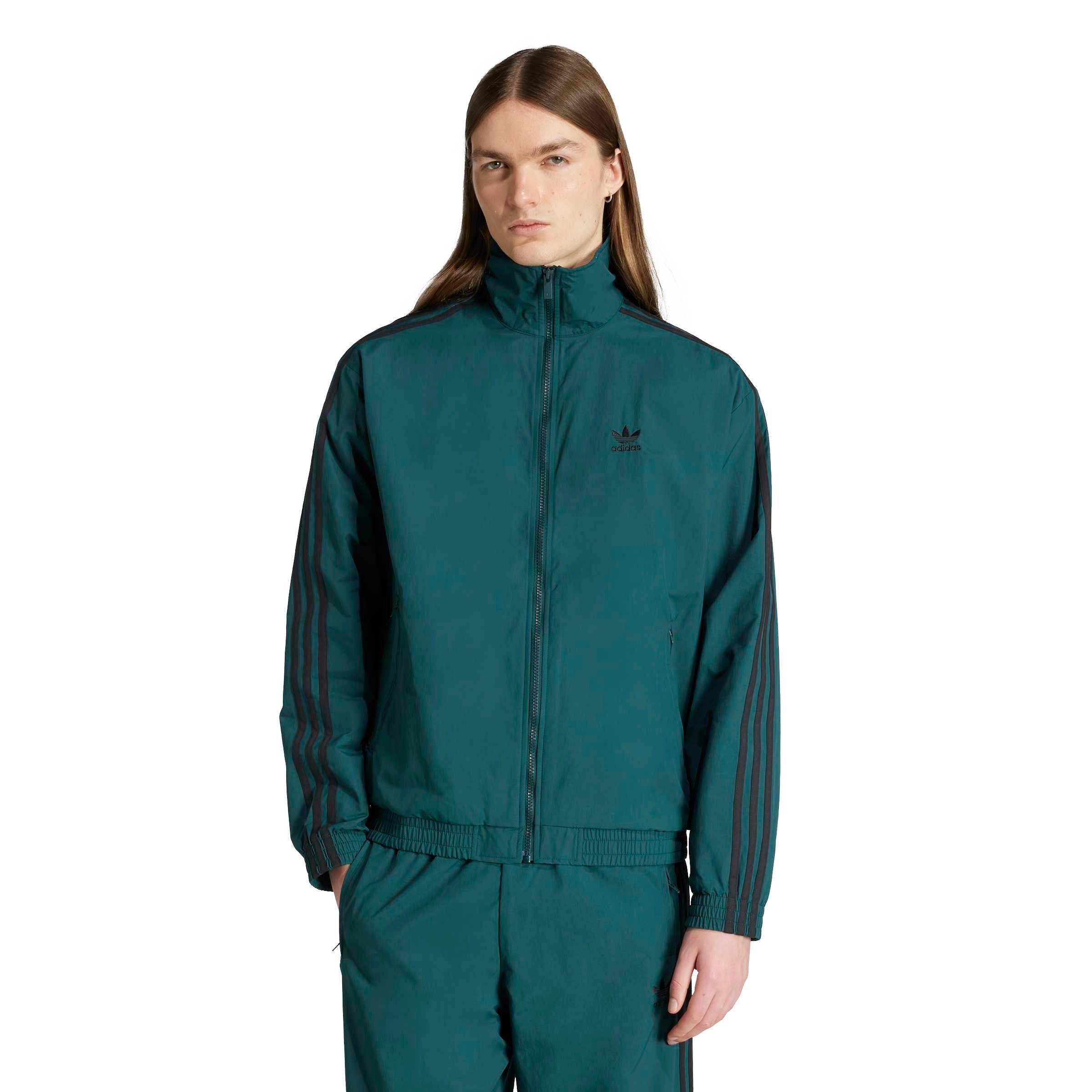 adidas Originals Men's Adicolor Woven Firebird Track Top -Teal - TEAL Thumbnail View 1