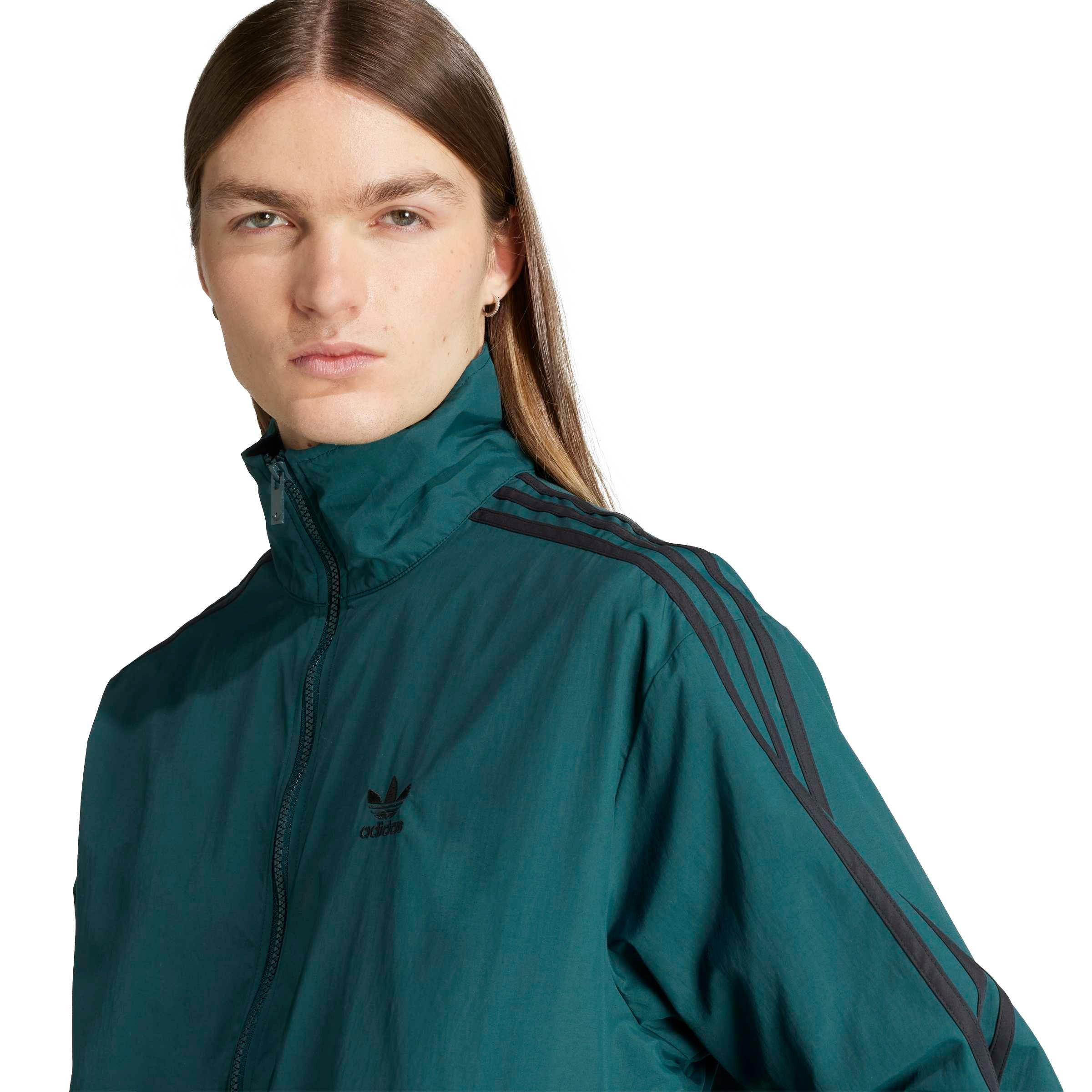 adidas Originals Men's Adicolor Woven Firebird Track Top -Teal - TEAL Thumbnail View 3