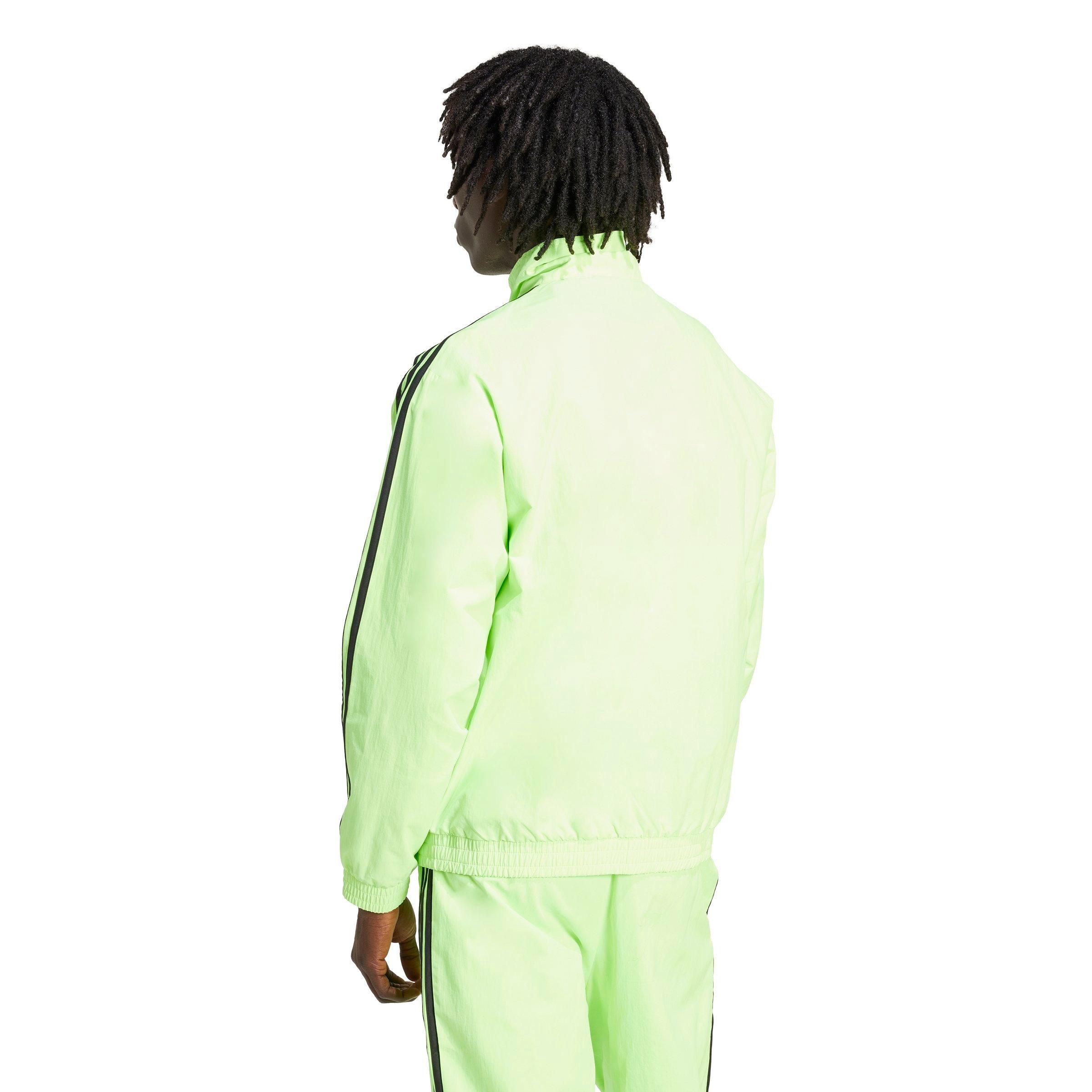 adidas Originals Men's Adicolor Woven Firebird Track Top - Green - GREEN Thumbnail View 2