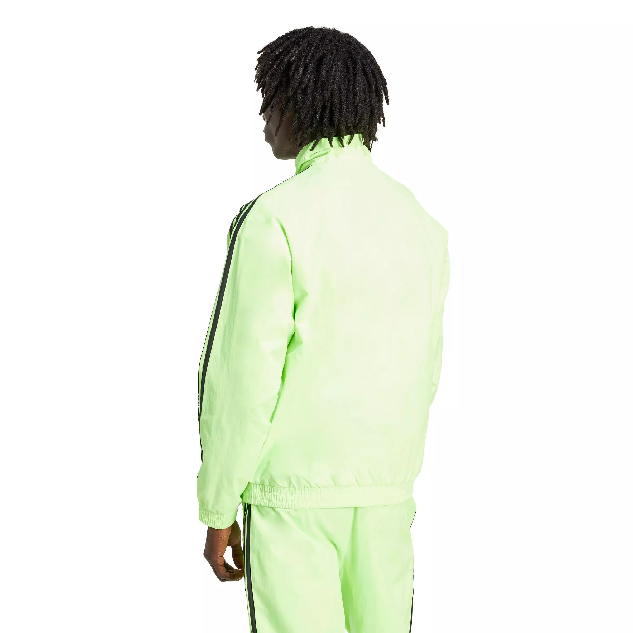 adidas Originals Men's Adicolor Woven Firebird Track Top - Green - GREEN