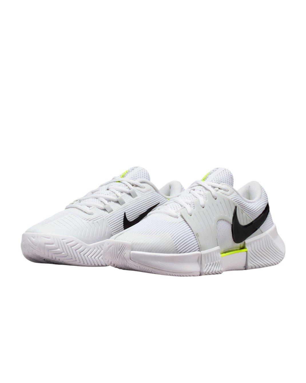 Nike GP Challenge 1.5 Hard Court "White/Pure Platinum/Volt/Black" Women's Tennis Shoe - WHITE/PLATINUM/VOLT/BLACK