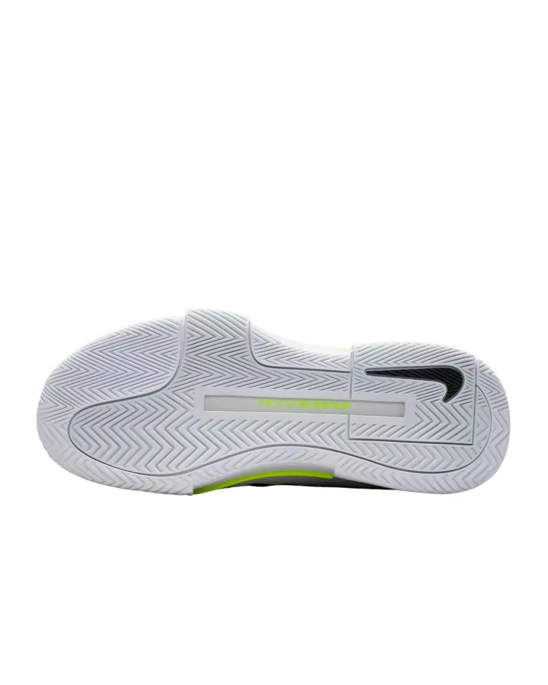 Nike GP Challenge 1.5 Hard Court "White/Pure Platinum/Volt/Black" Women's Tennis Shoe - WHITE/PLATINUM/VOLT/BLACK
