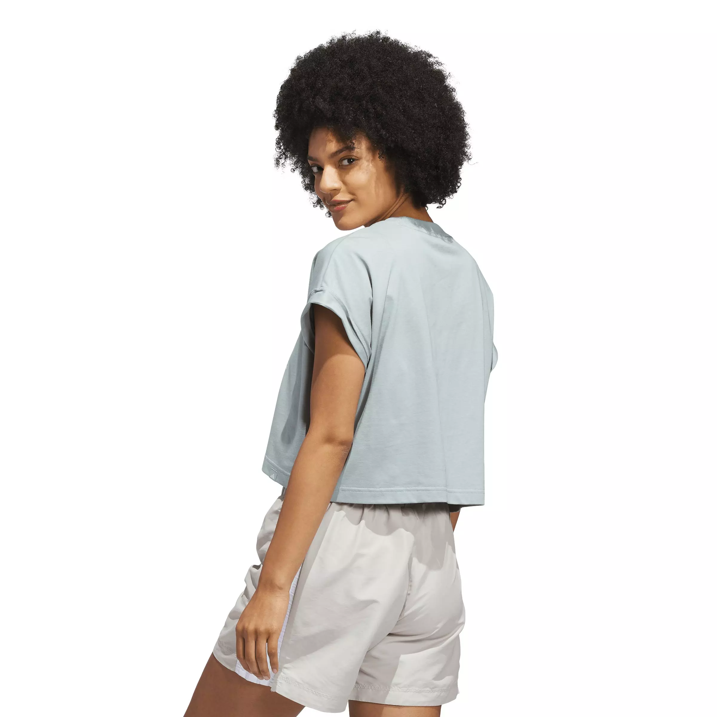 adidas Women's Summer Romance Graphic T-Shirt - Sage Green - SAGE GREEN