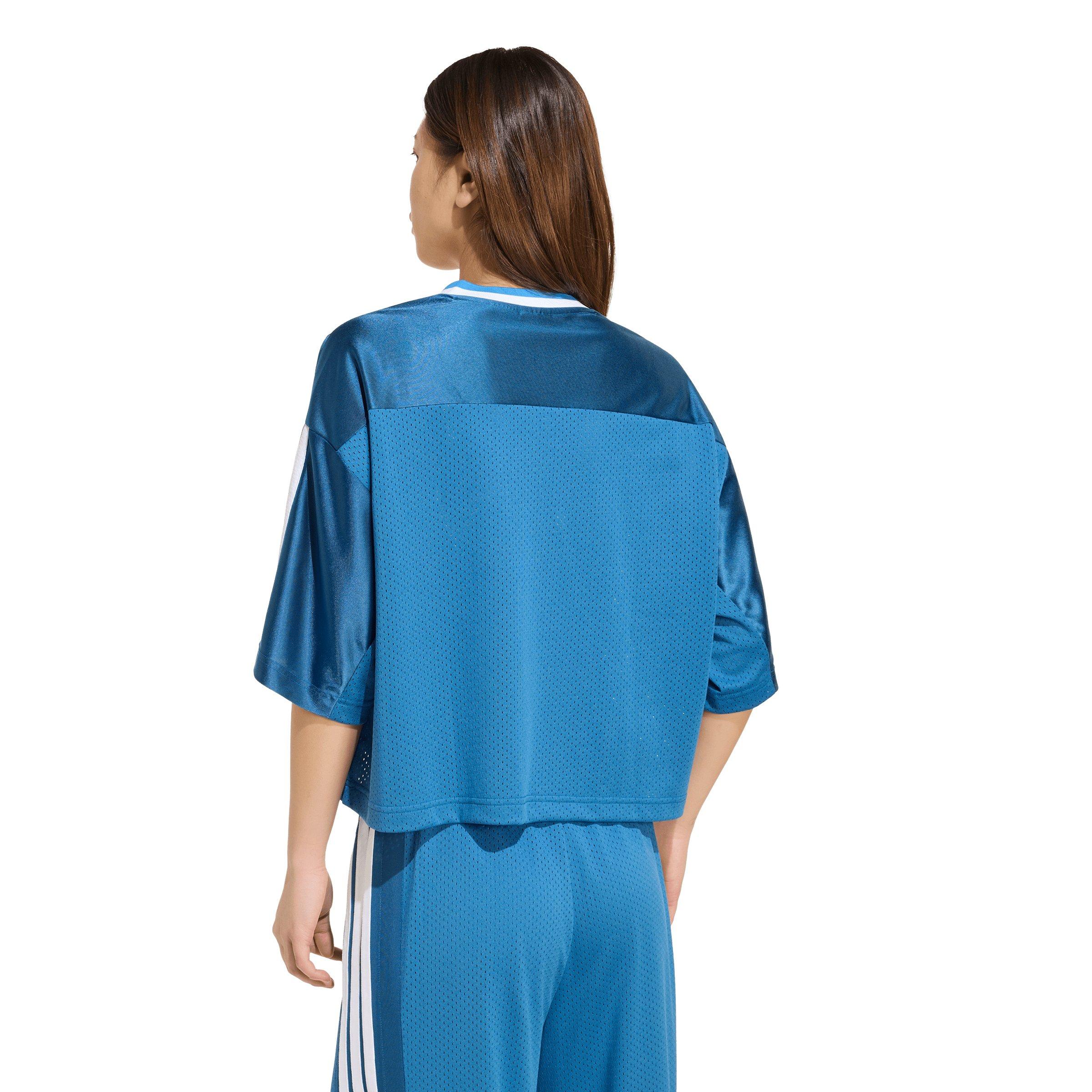 adidas Women's Stadium Mesh T-Shirt - Blue - BLUE Thumbnail View 2