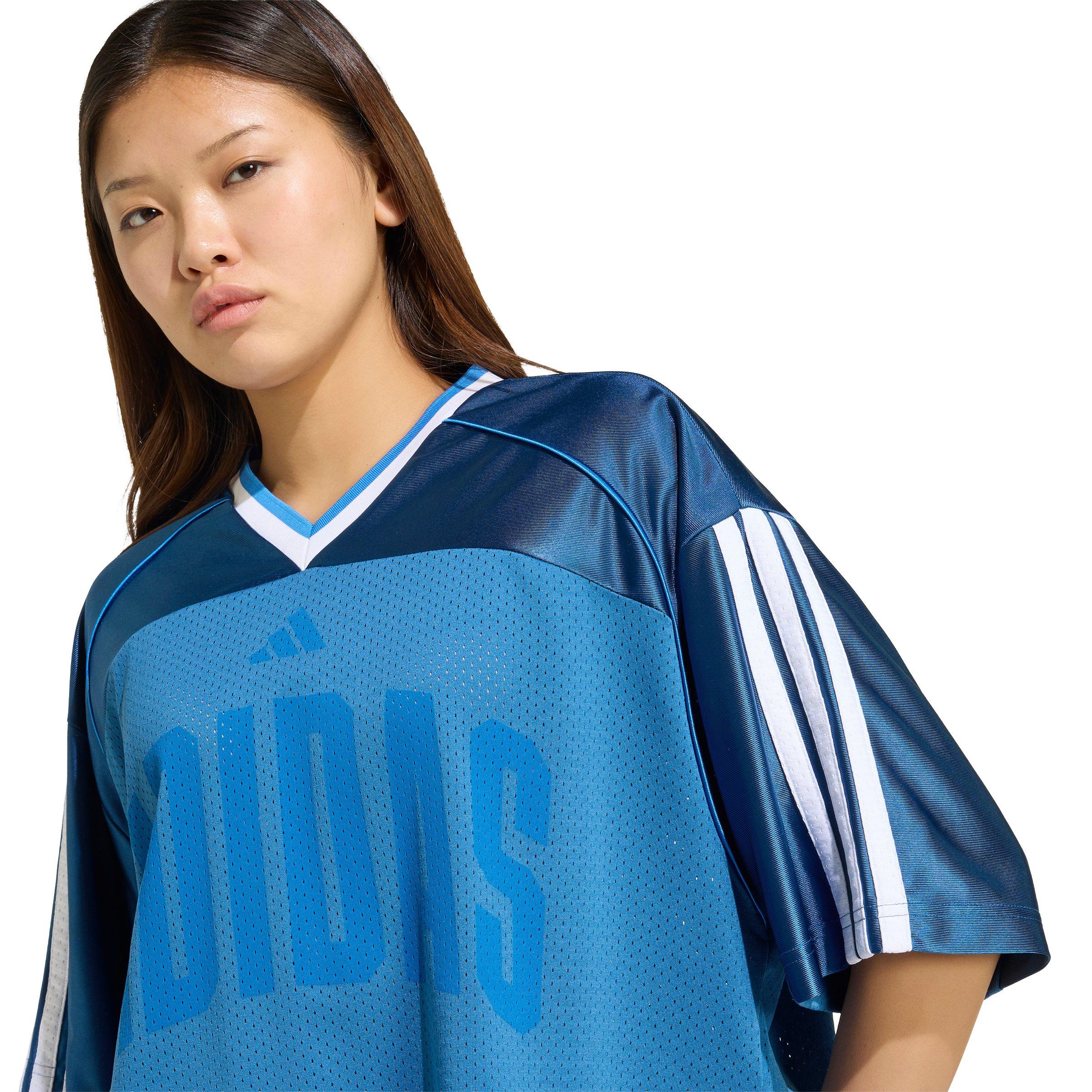 adidas Women's Stadium Mesh T-Shirt - Blue - BLUE Thumbnail View 3