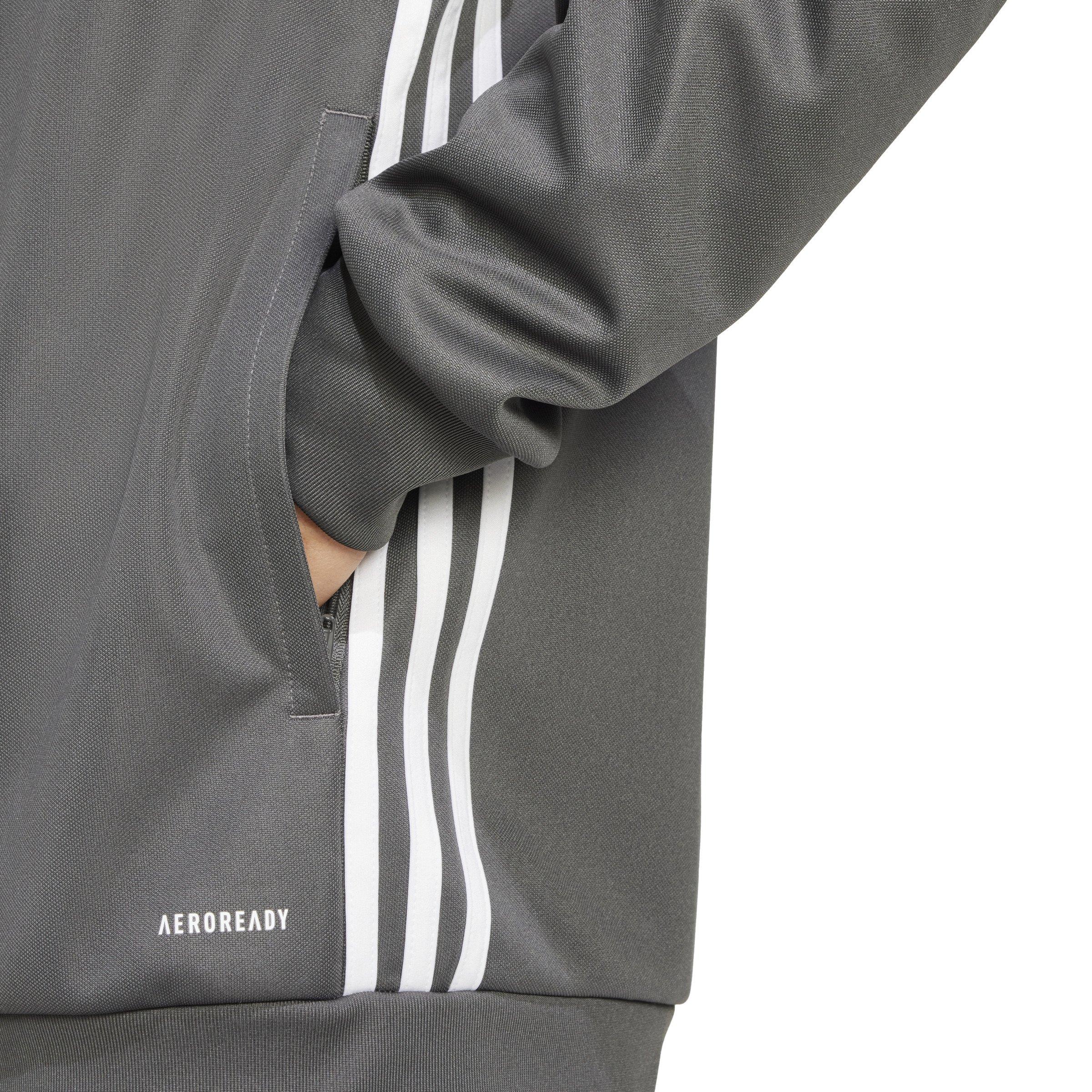 adidas Men's Tiro 25 Essentials Training Track Top - Dk Grey - DK GREY Thumbnail View 4