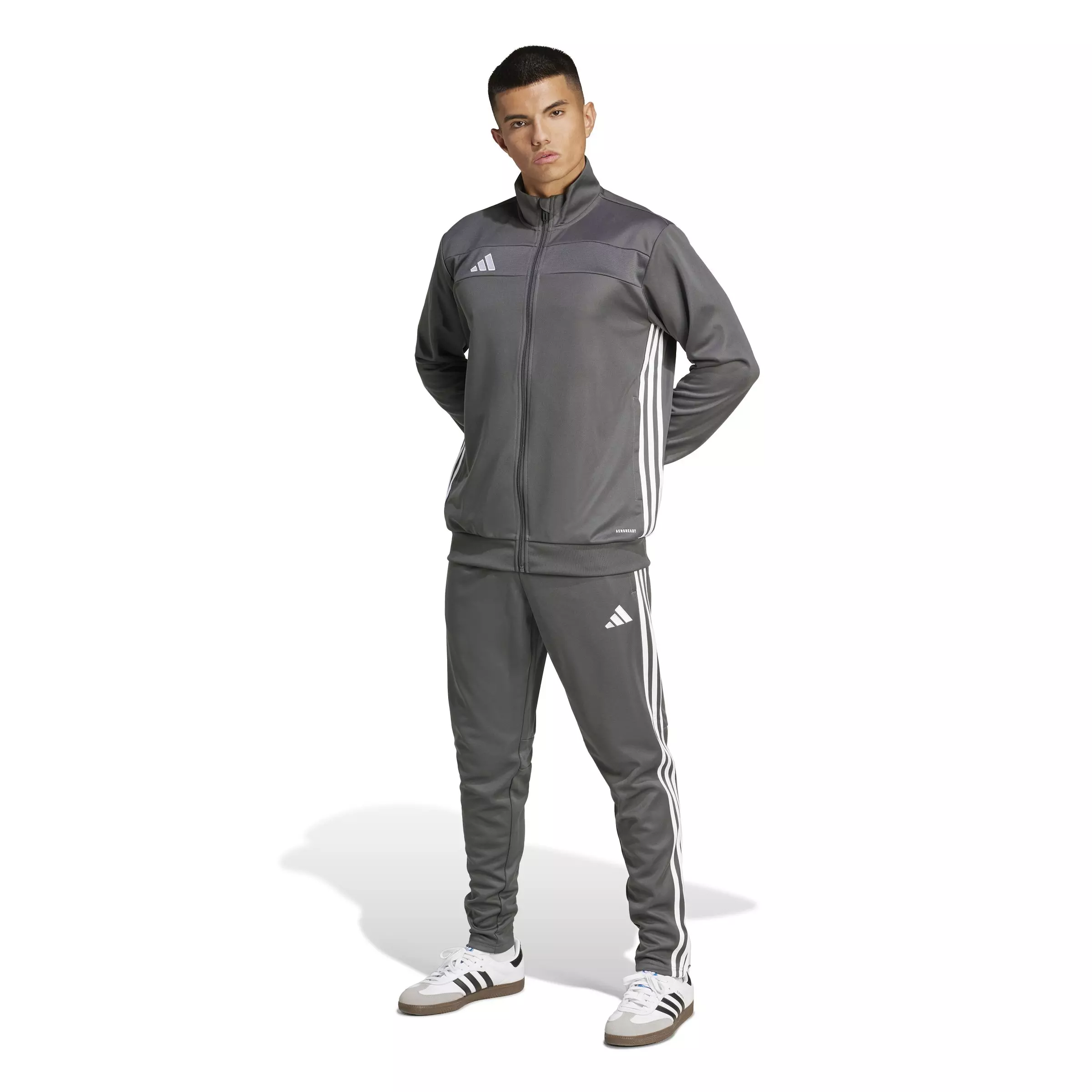 adidas Men's Tiro 25 Essentials Training Track Top -Dk Grey - DK GREY