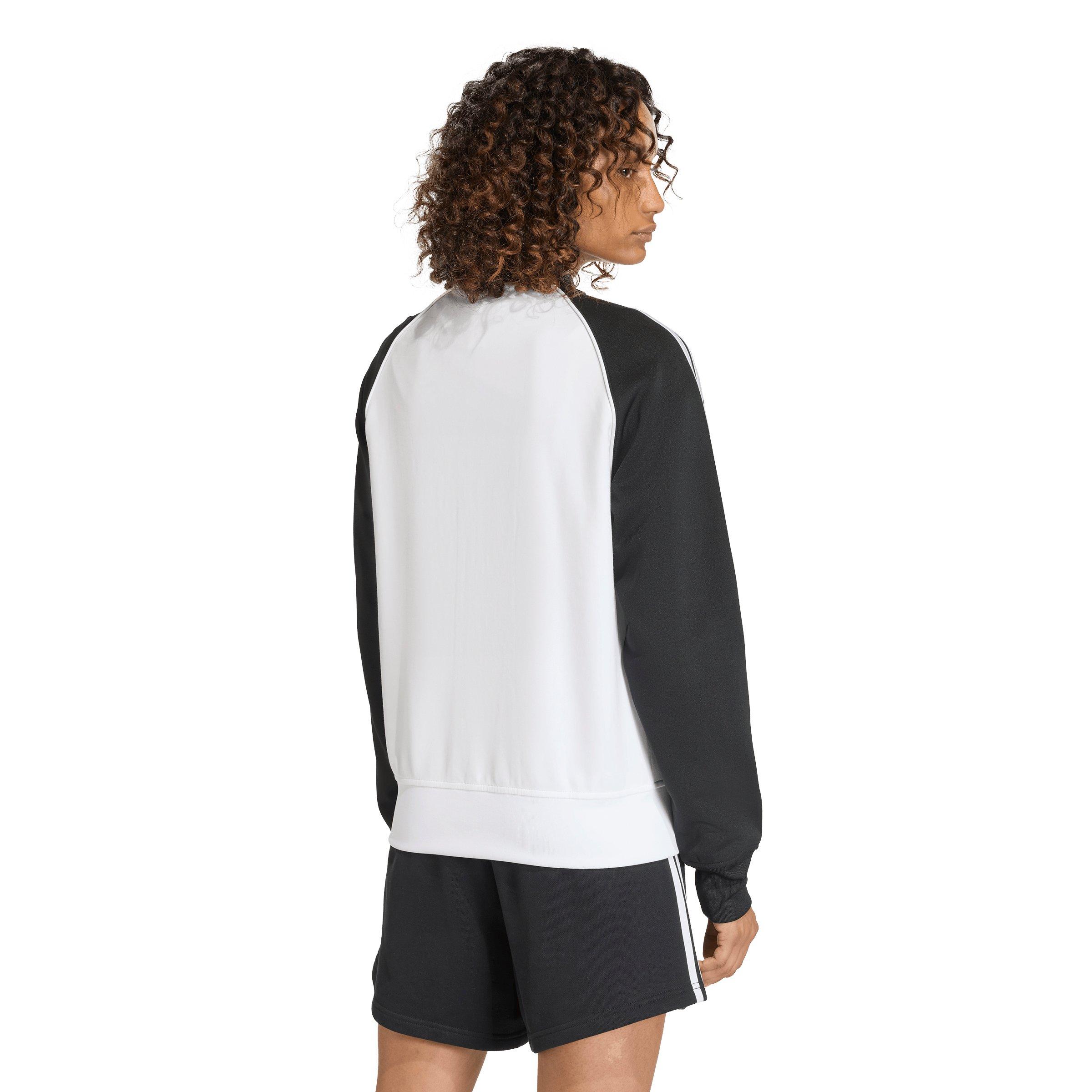 adidas Originals Women's SST Classic Track Jacket - White/Black - WHITE/BLACK Thumbnail View 2