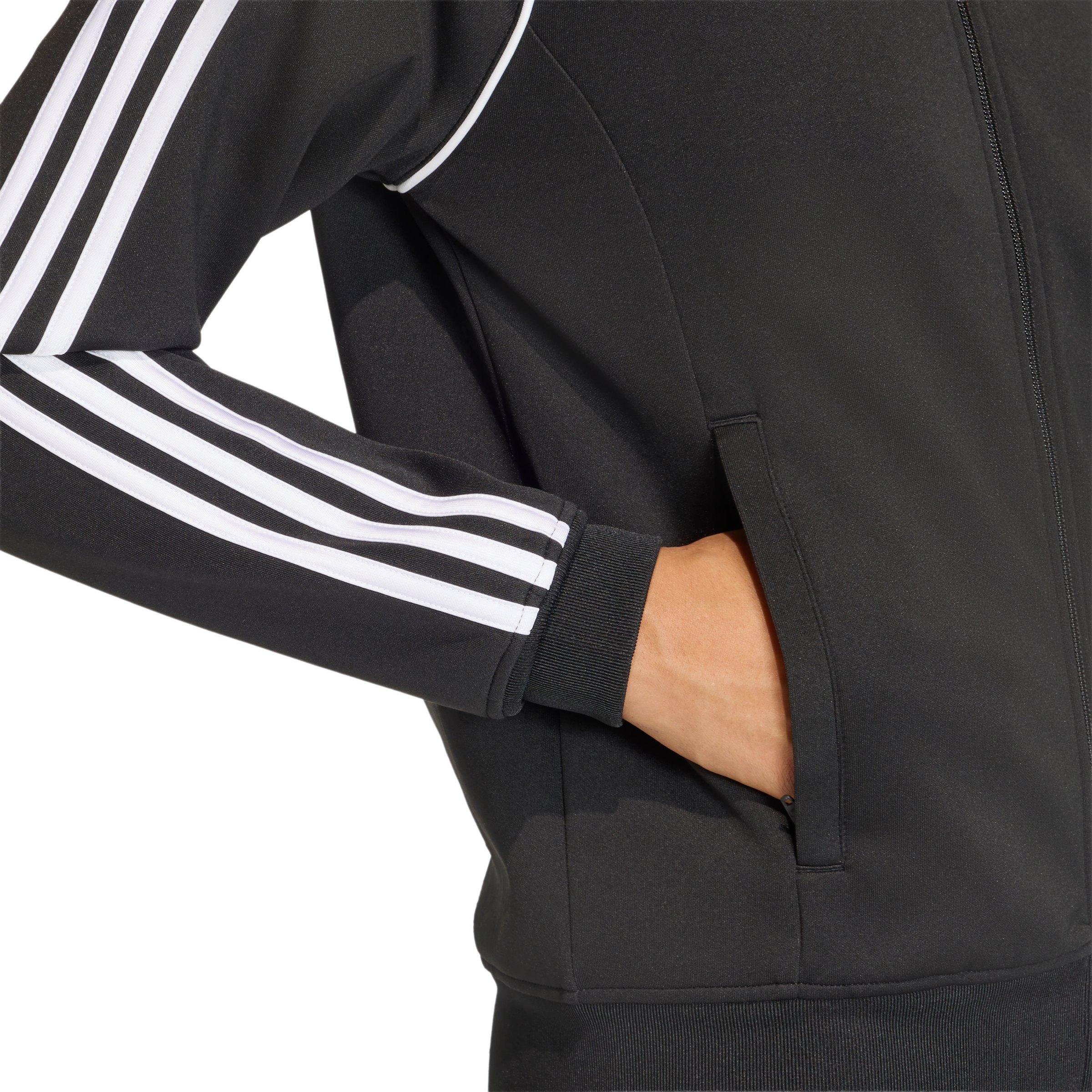 adidas Originals Women's SST Classic Track Jacket - Black/White - BLACK/WHITE Thumbnail View 3