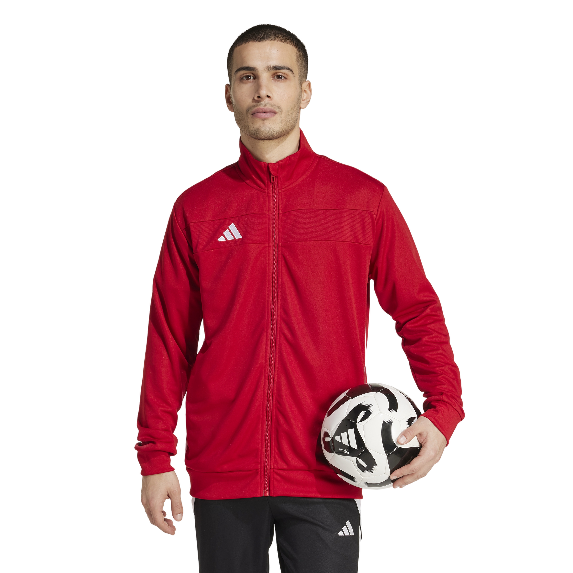 adidas Men's Tiro 25 Essentials Training Track Top -Red - RED Thumbnail View 1