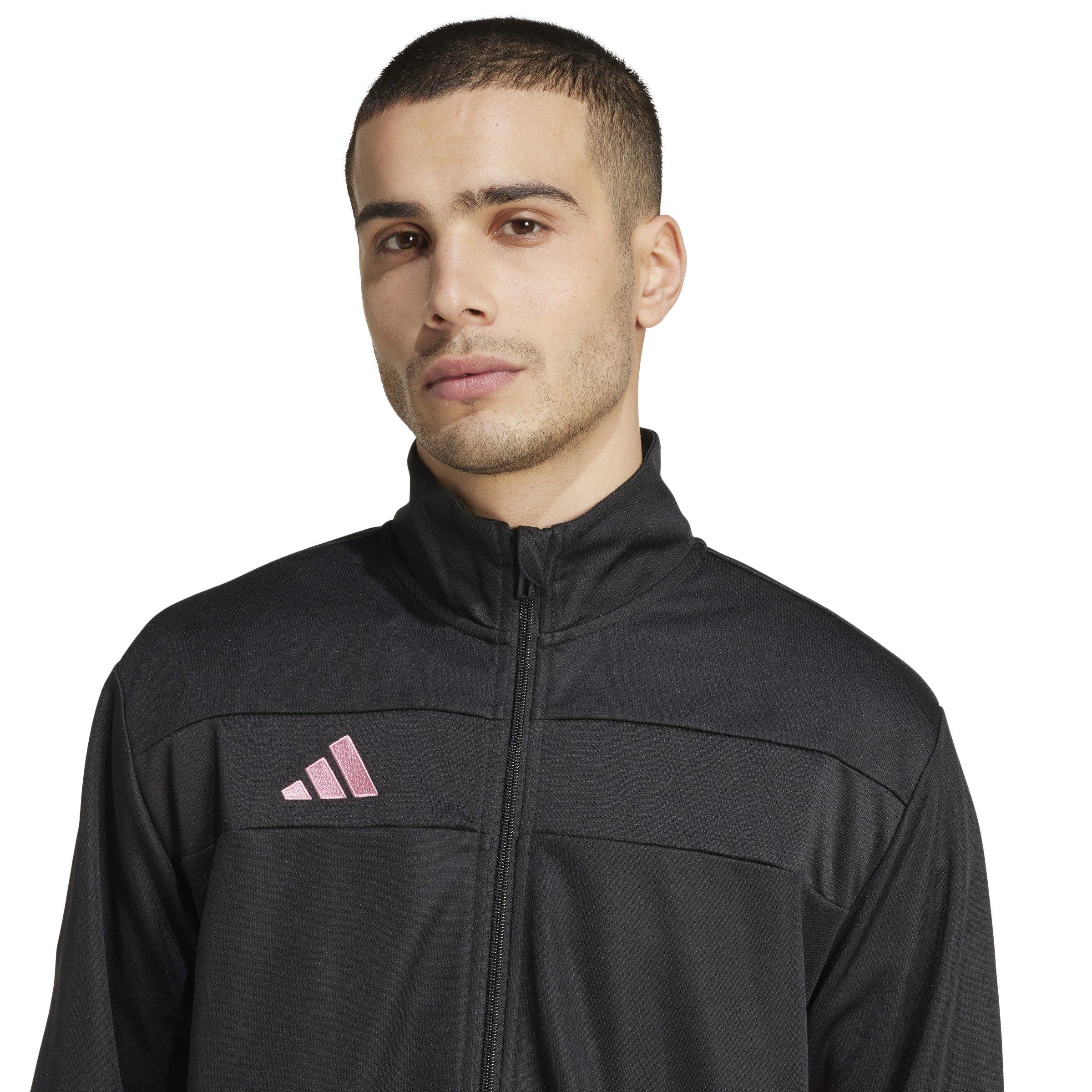 adidas Men's Tiro 25 Essentials Training Track Top -Black/Pink - BLACK/PINK Thumbnail View 3