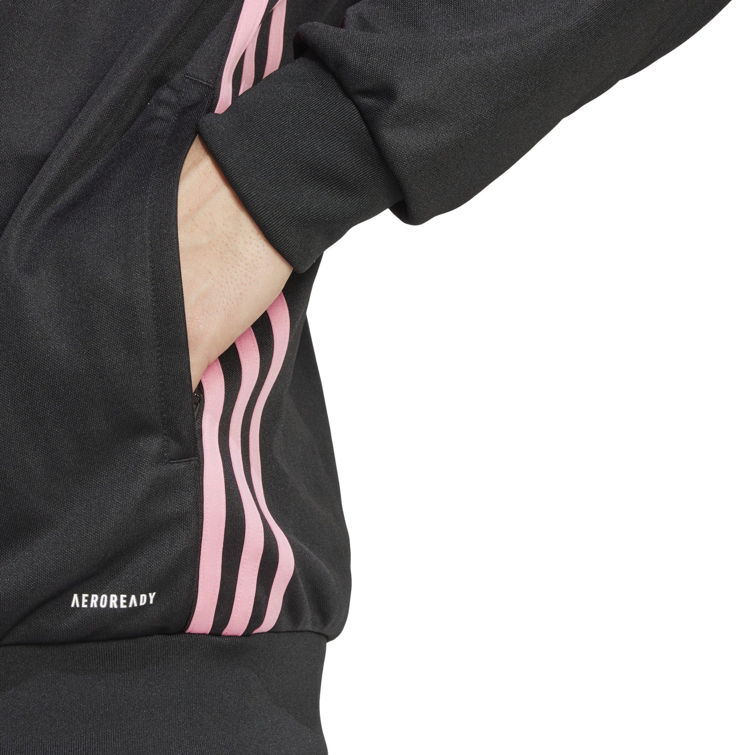 adidas Men's Tiro 25 Essentials Training Track Top -Black/Pink - BLACK/PINK Thumbnail View 4
