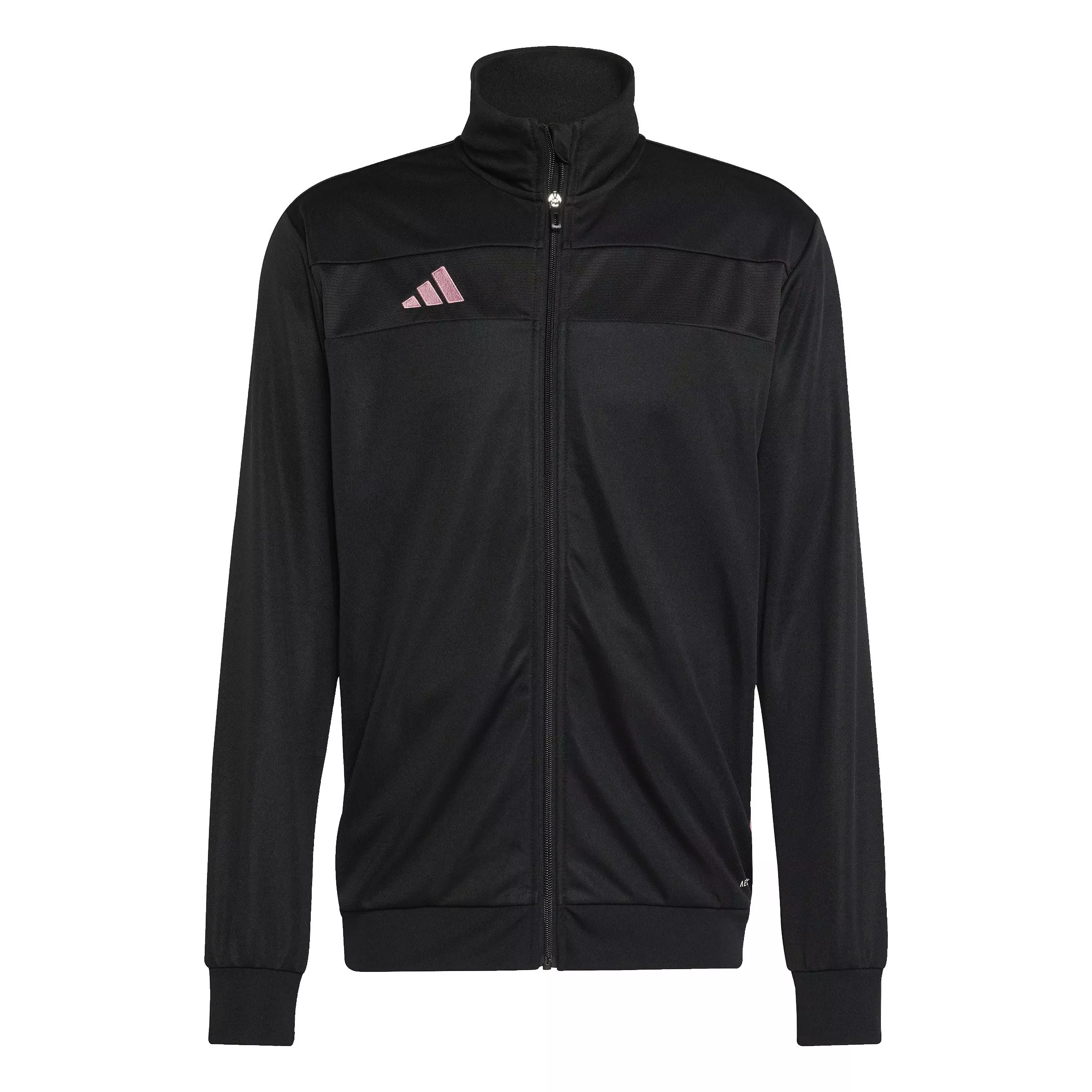 adidas Men's Tiro 25 Essentials Training Track Top - Black/Pink - BLACK/PINK