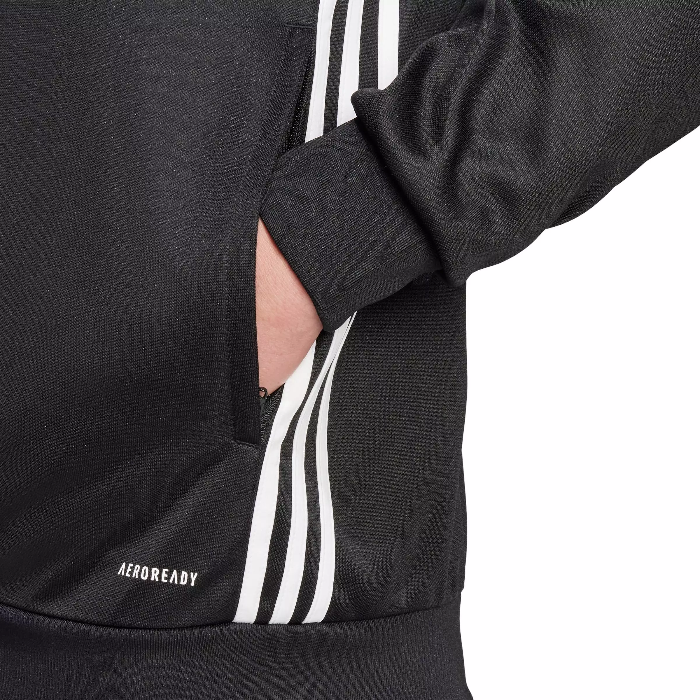 adidas Men's Tiro 25 Essentials Training Track Top - Black/White - BLACK/WHITE