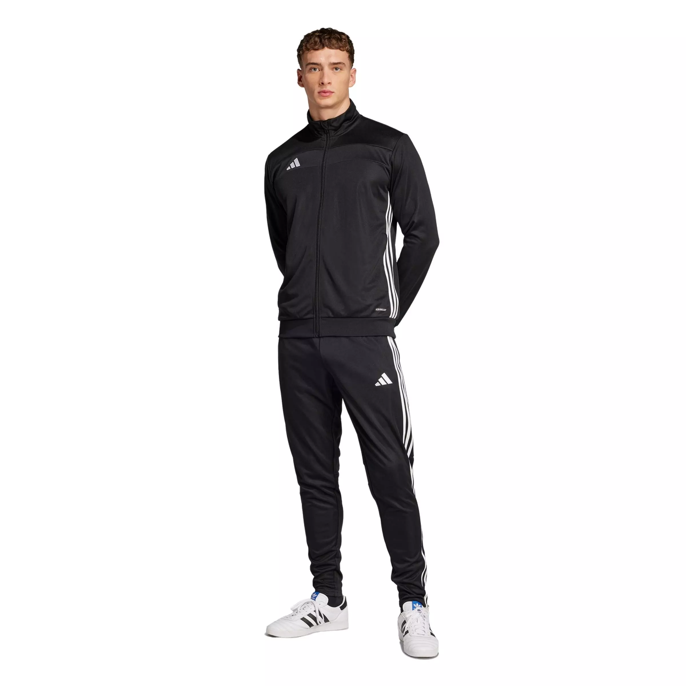 adidas Men's Tiro 25 Essentials Training Track Top - Black/White - BLACK/WHITE