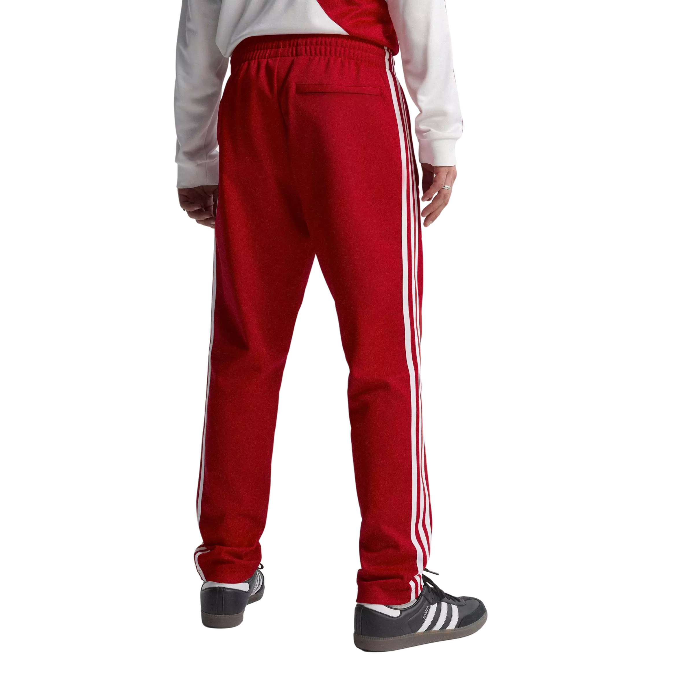 adidas Originals Men's Peru Track Pants -Red/White - RED/WHITE