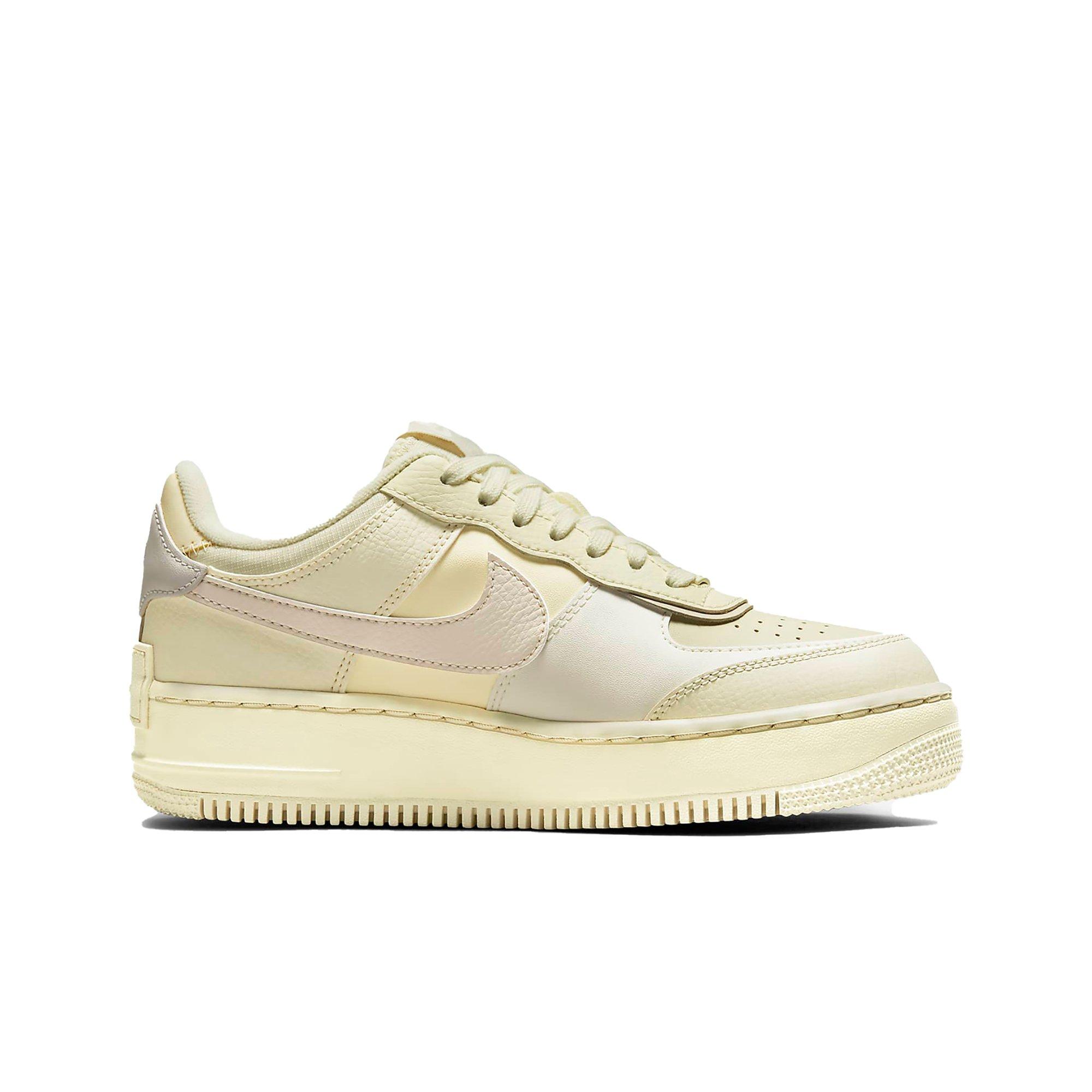 Nike Air Force 1 Shadow "Coconut Milk/Sail/Desert Sand" Women's Shoe - WHITE Thumbnail View 1