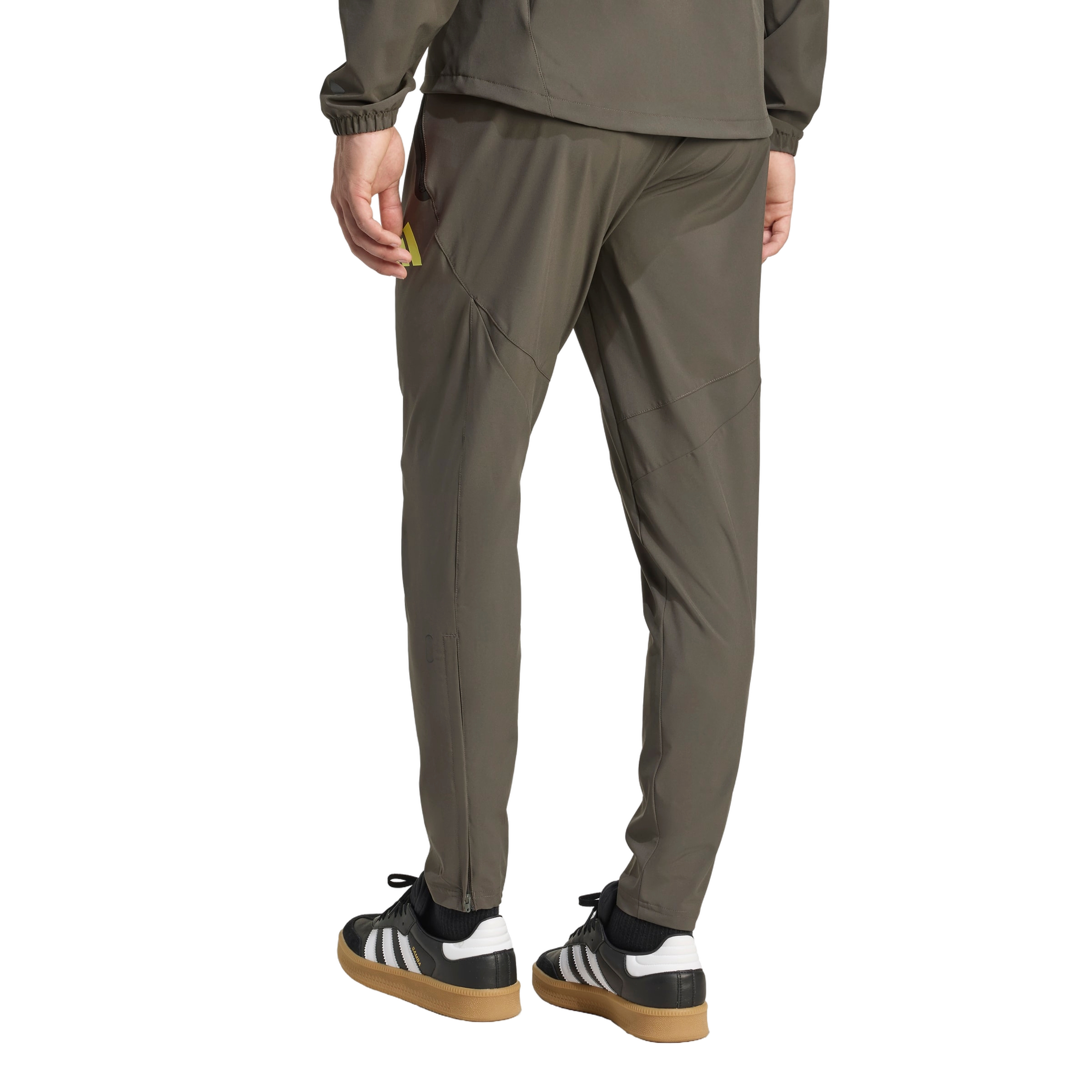 adidas Men's Real Madrid Tiro 25 Competition Vis Tech Travel Pants -Grey - GREY Thumbnail View 2