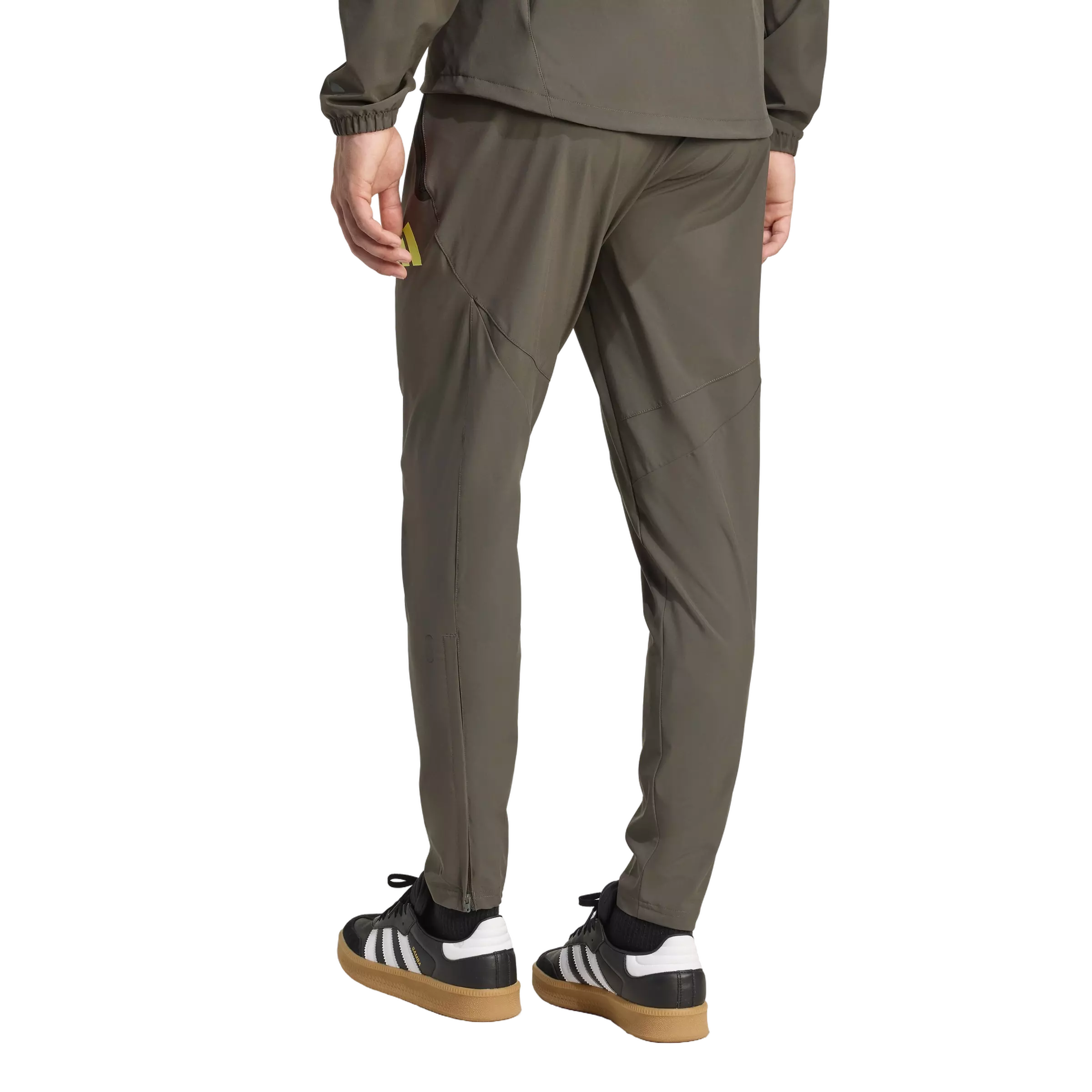 adidas Men's Real Madrid Tiro 25 Competition Vis Tech Travel Pants -Grey - GREY