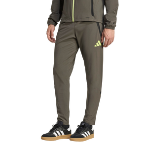 adidas Men's Real Madrid Tiro 25 Competition Vis Tech Travel Pants -Grey
