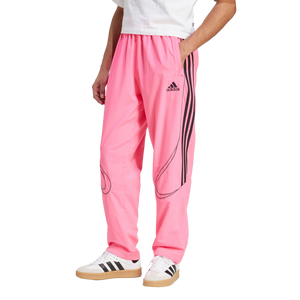 adidas Men's Teamgeist Adicolor Track Tracksuit Bottoms -Pink