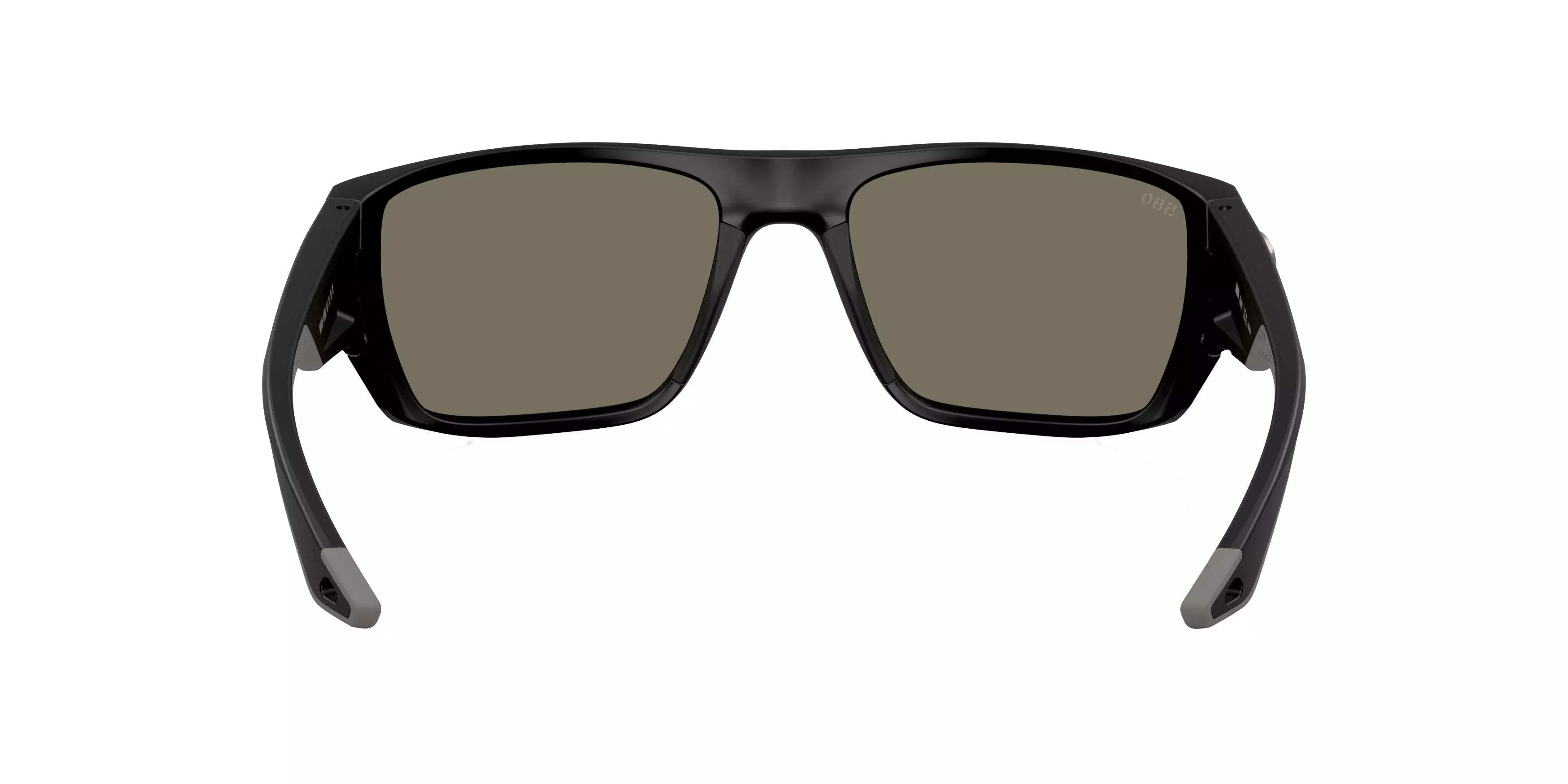 Costa Del Mar Finlet Blue Mirror 580G Polarized Sunglasses - Matte Black - BLACK/BLUE