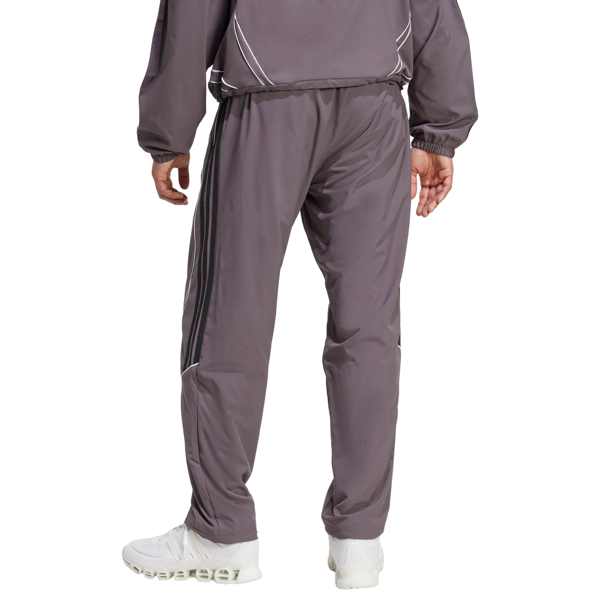 adidas Men's Teamgeist Adicolor Track Tracksuit Bottoms -Grey - GREY Thumbnail View 2