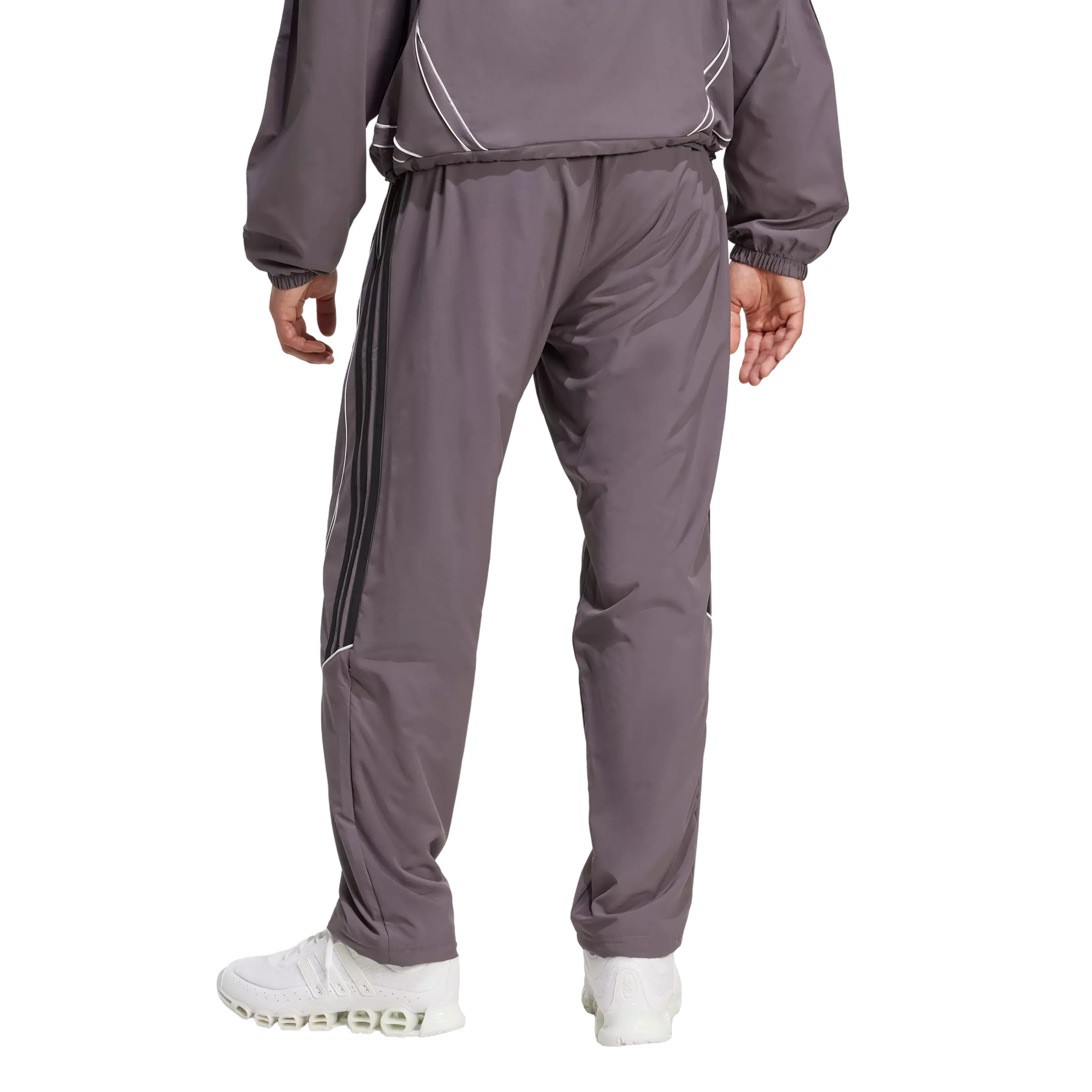 adidas Men's Teamgeist Adicolor Track Tracksuit Bottoms -Grey - GREY