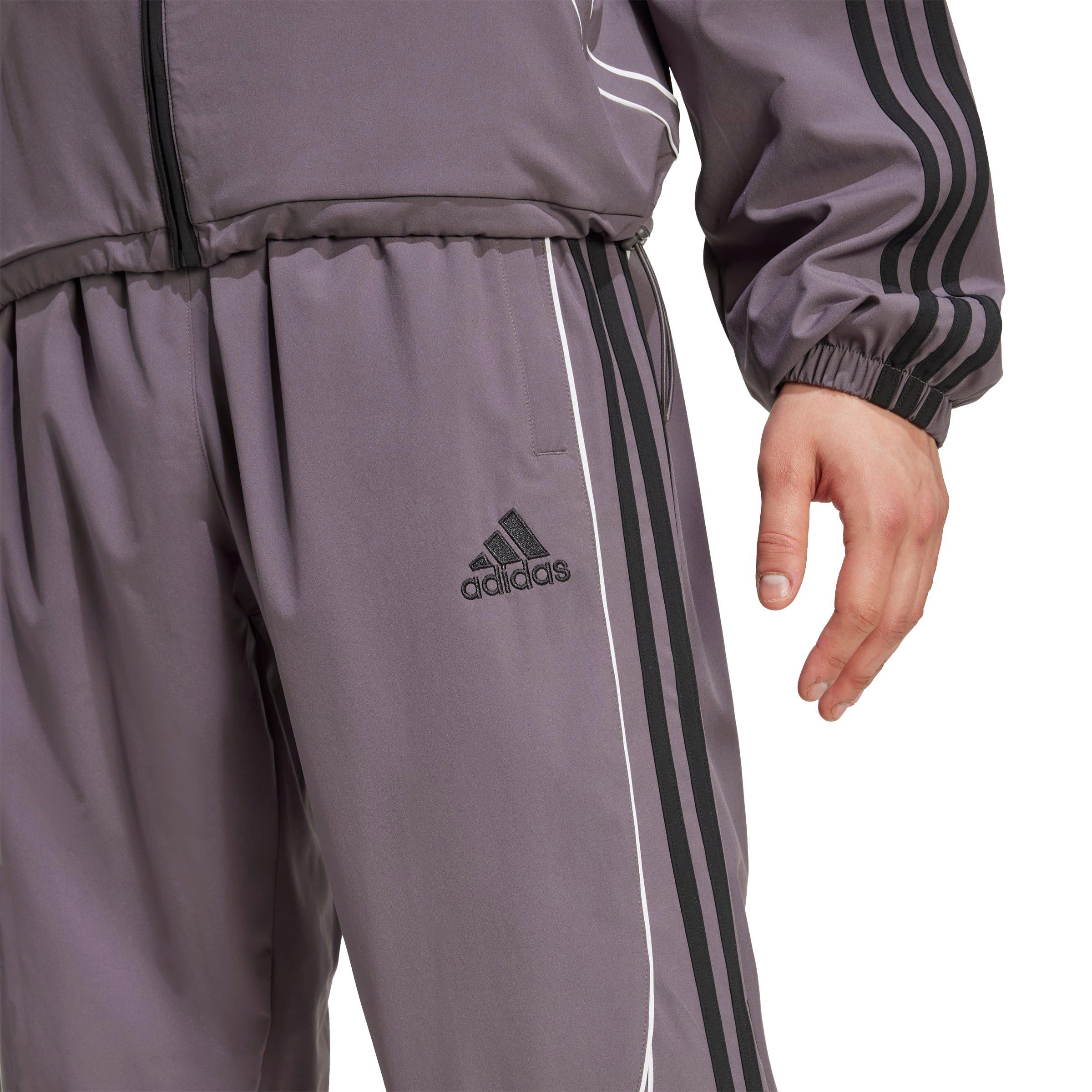 adidas Men's Teamgeist Adicolor Track Tracksuit Bottoms -Grey - GREY Thumbnail View 3