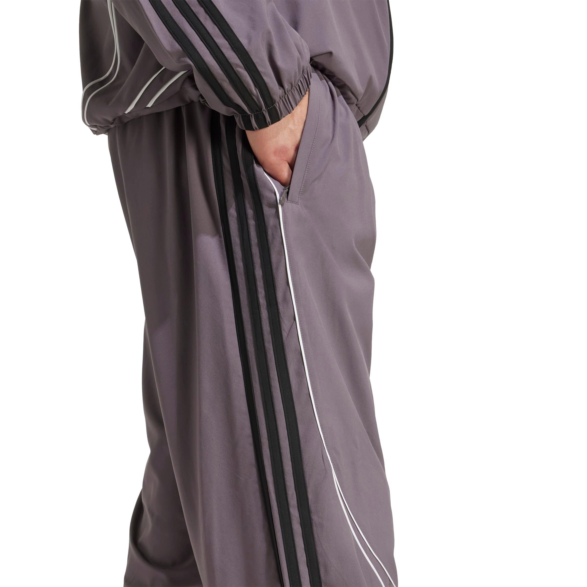 adidas Men's Teamgeist Adicolor Track Tracksuit Bottoms -Grey - GREY Thumbnail View 4