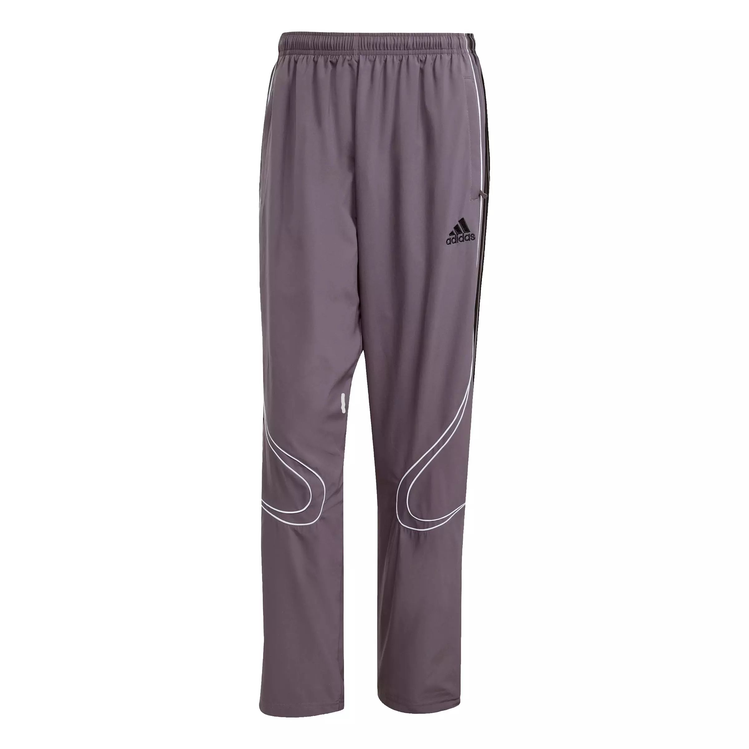 adidas Men's Teamgeist Adicolor Track Tracksuit Bottoms -Grey - GREY