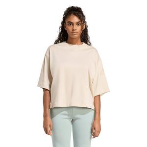 adidas Women's Soft Lux Loose T-Shirt - Beige