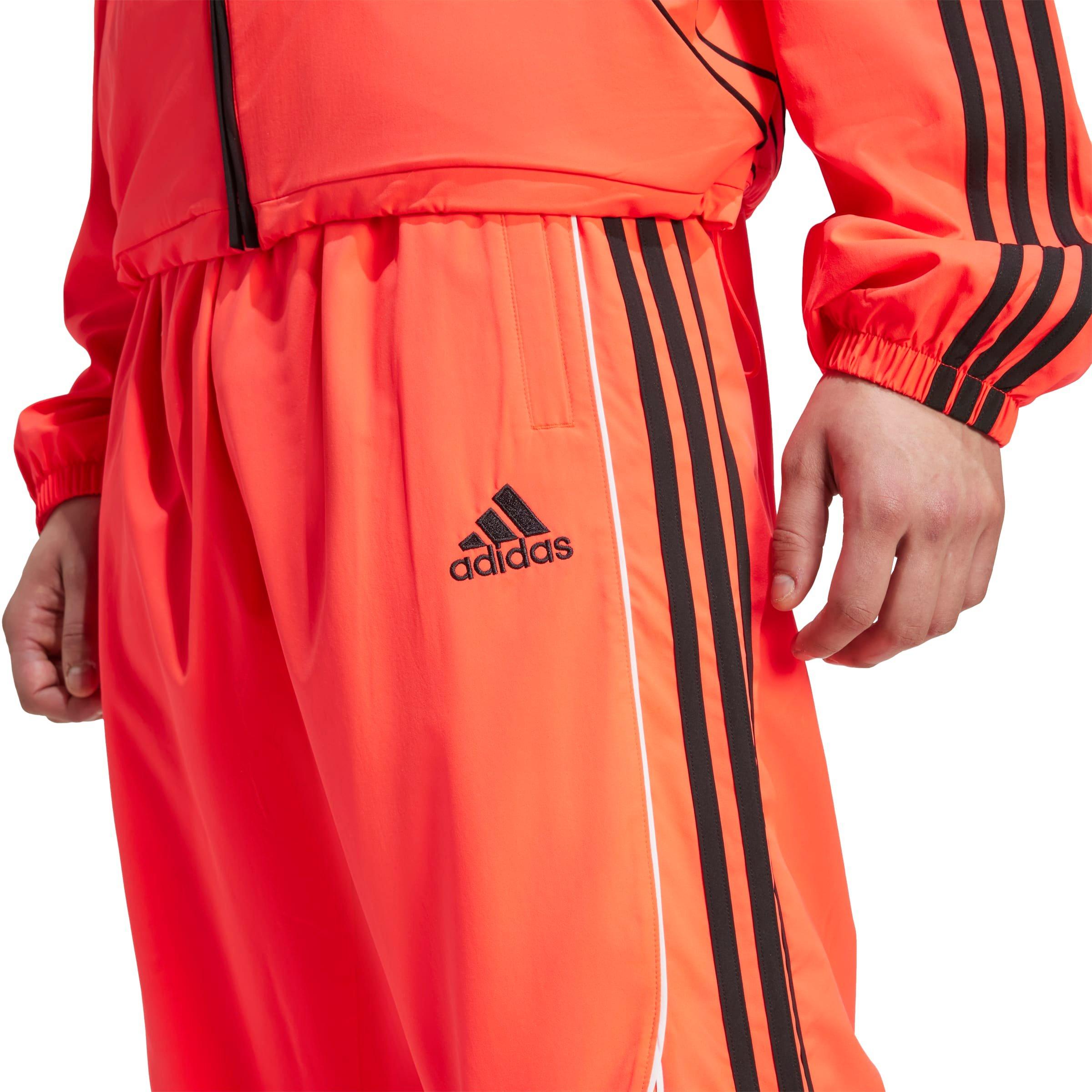 adidas Men's Teamgeist Adicolor Track Tracksuit Bottoms -Red - RED Thumbnail View 3