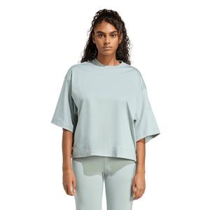 adidas Women's Soft Lux Loose T-Shirt - Sage Green